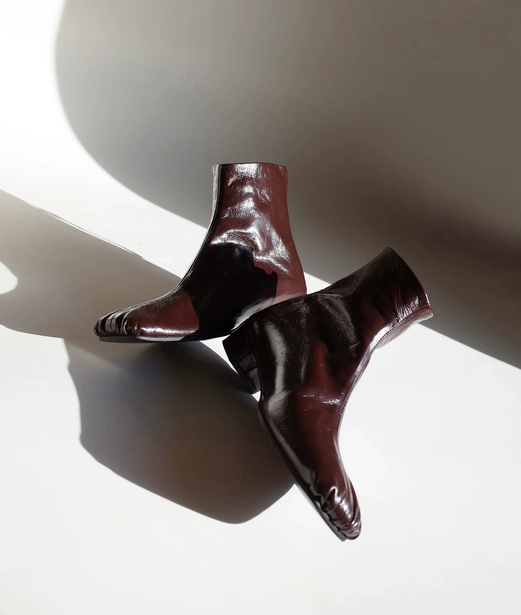 ChestnutSquare-ToeLeatherAnkleBoots - Image 3
