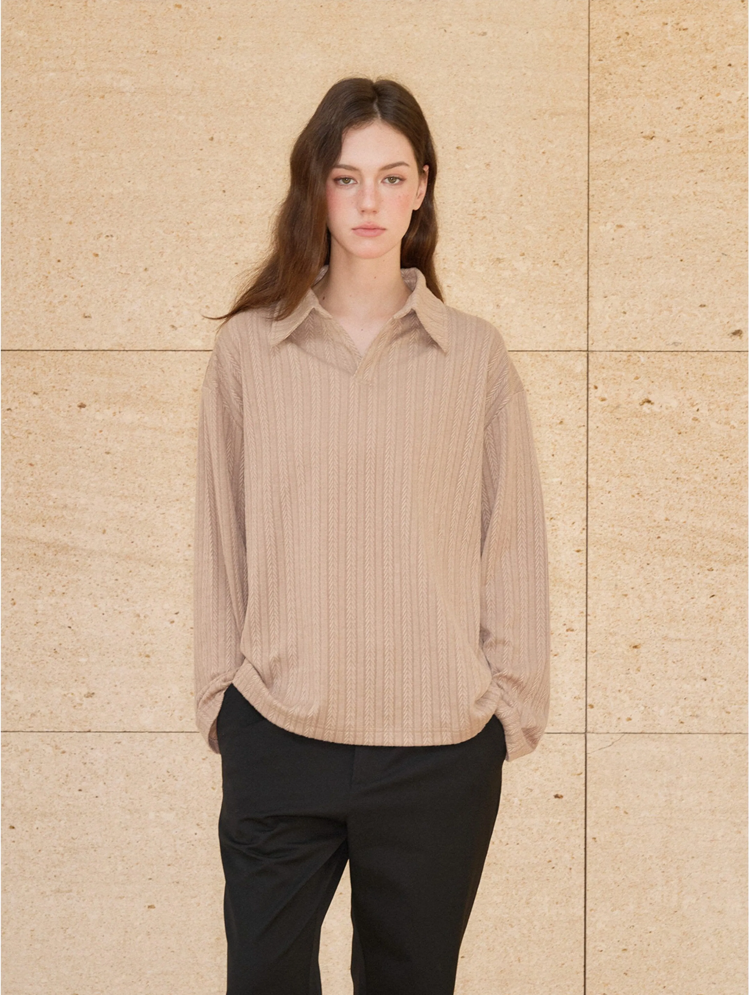 Chevron Knit Polo - Image 2