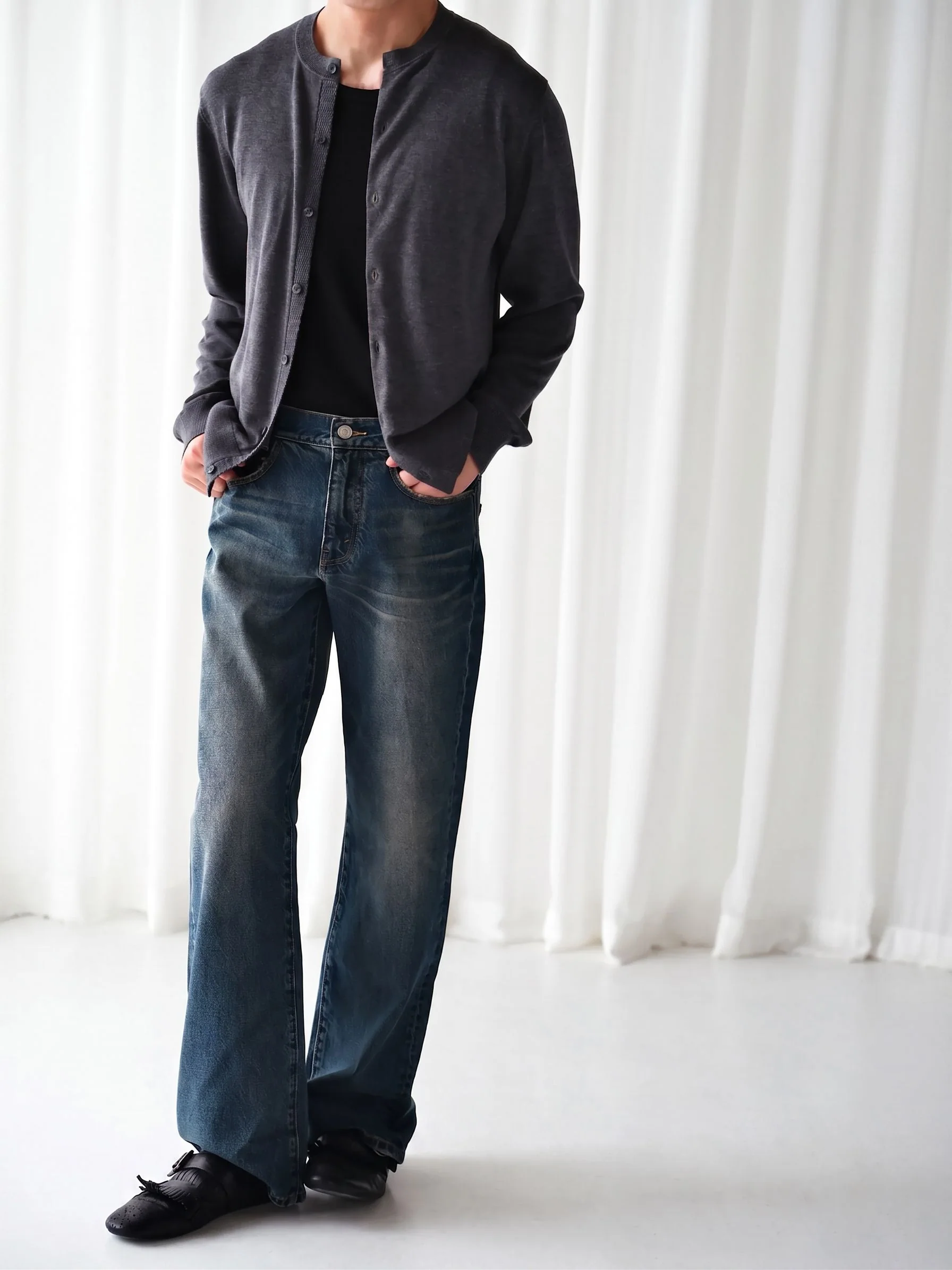 Chevron Placket Cardigan - Image 2