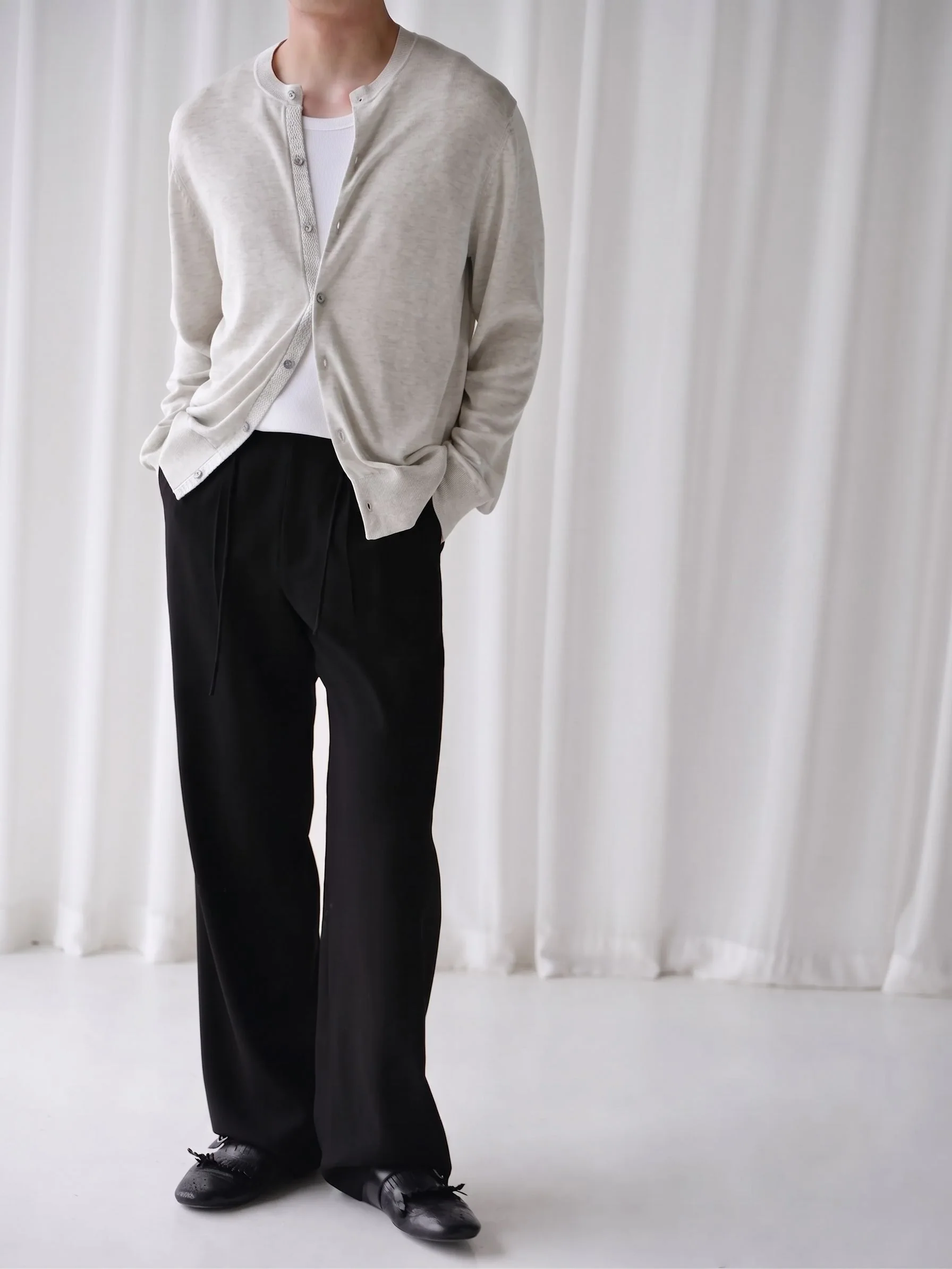Chevron Placket Cardigan - Image 5