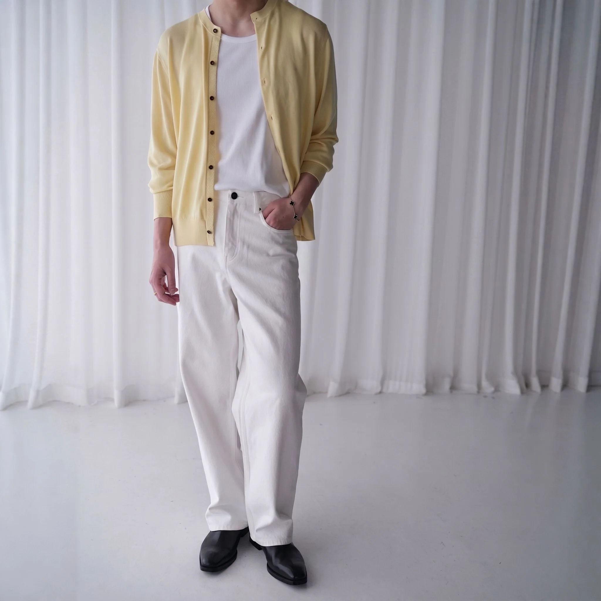 Chevron Placket Cardigan - Image 7