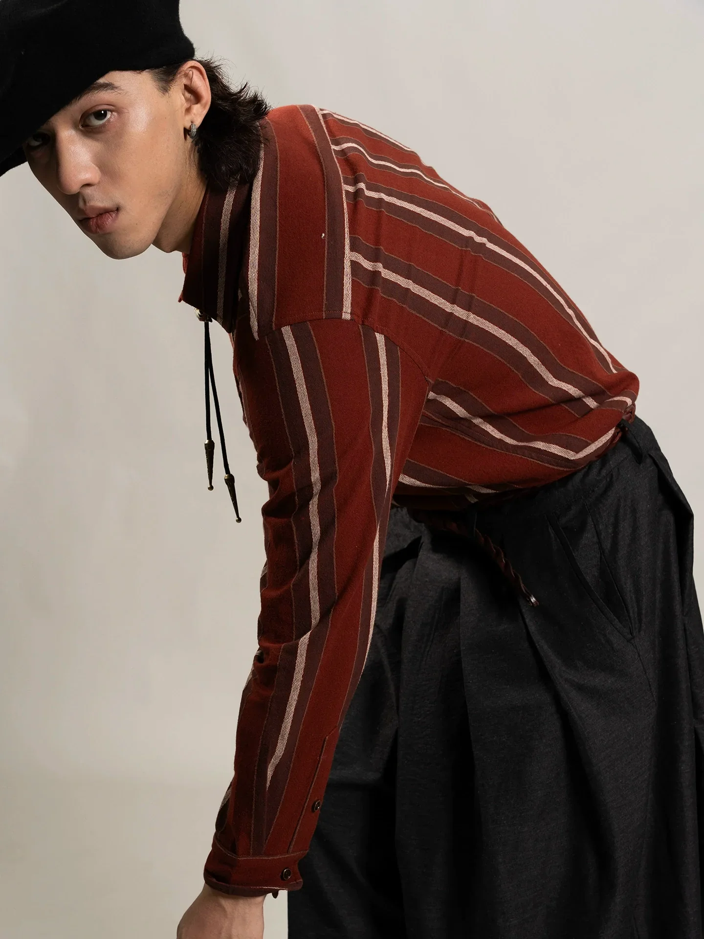 Chevron Stripe Western Shirt - Image 3