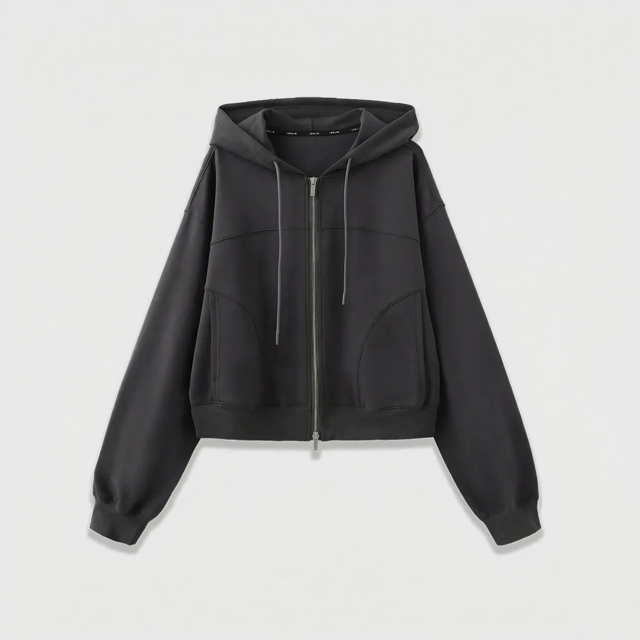 Chic Dual-Tone Hoodie and Flared Pants Set - Image 5