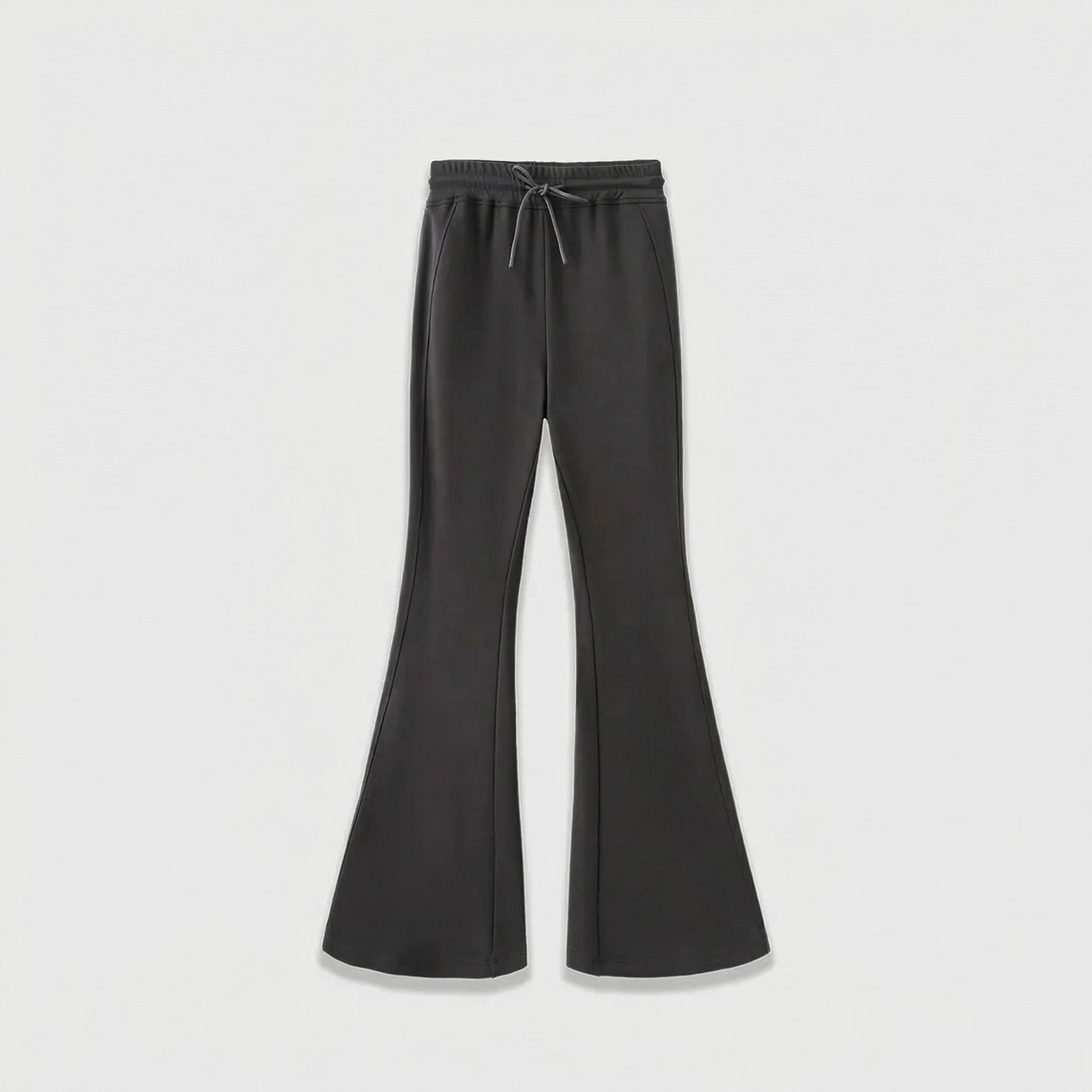 Chic Dual-Tone Hoodie and Flared Pants Set - Image 6