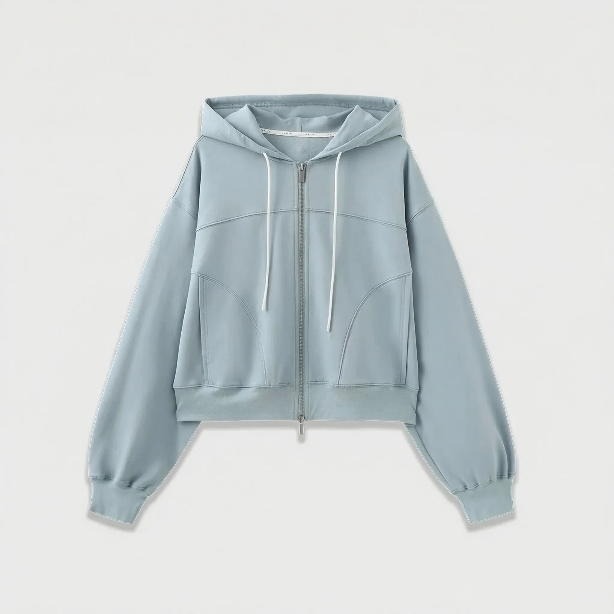 Chic Dual-Tone Hoodie and Flared Pants Set - Image 7