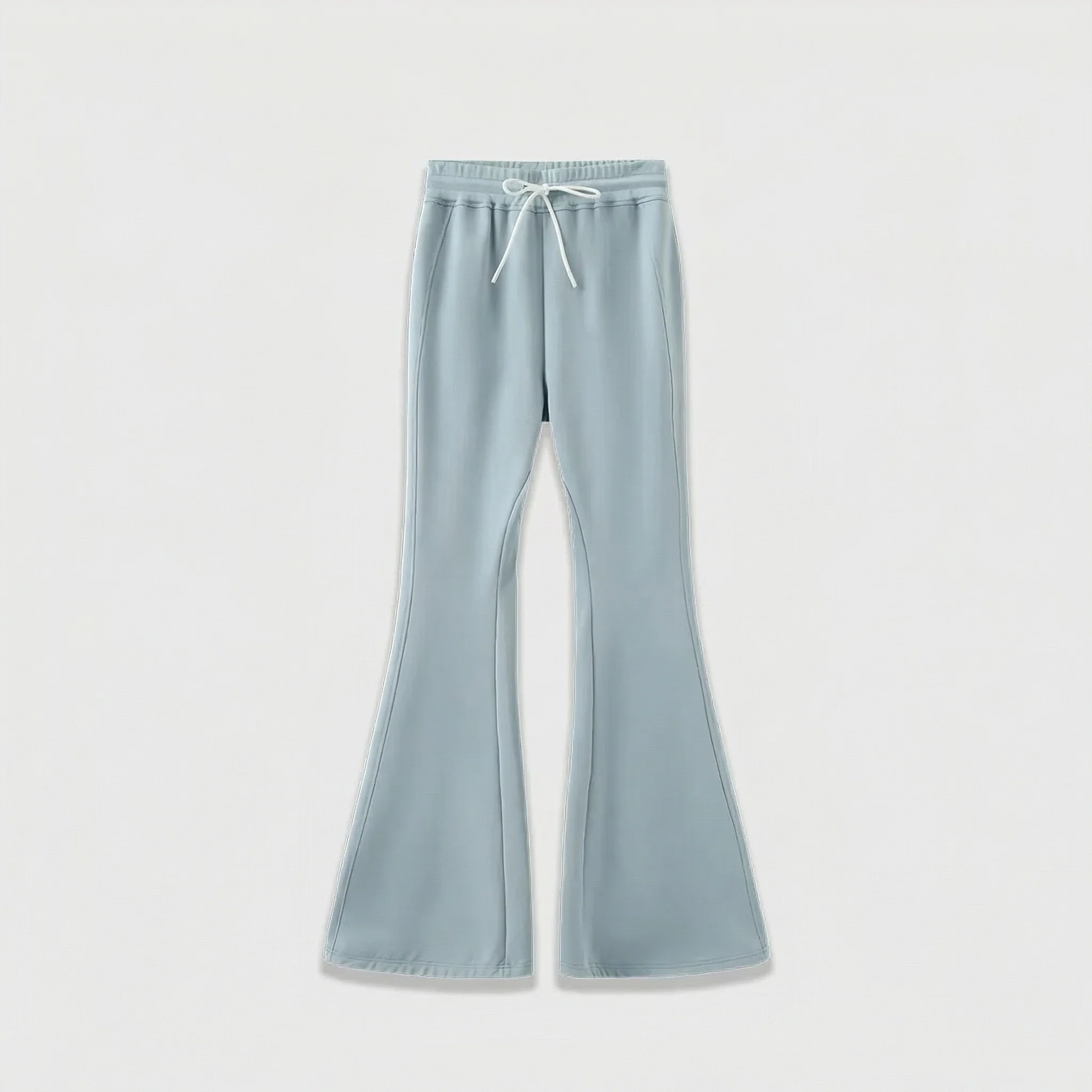 Chic Dual-Tone Hoodie and Flared Pants Set - Image 8