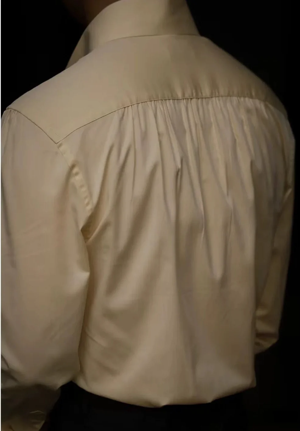 Chrysanthemum Yellow Cotton Shirt - Image 4
