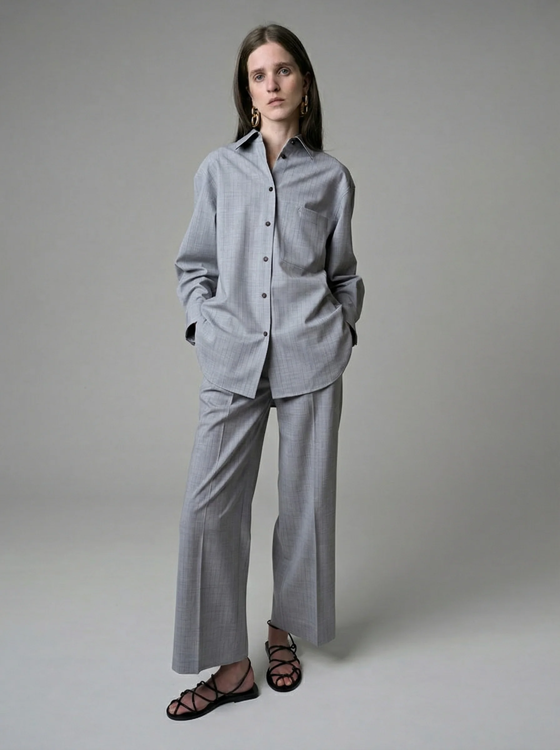 Clara Wool-Blend Shirt - Image 2