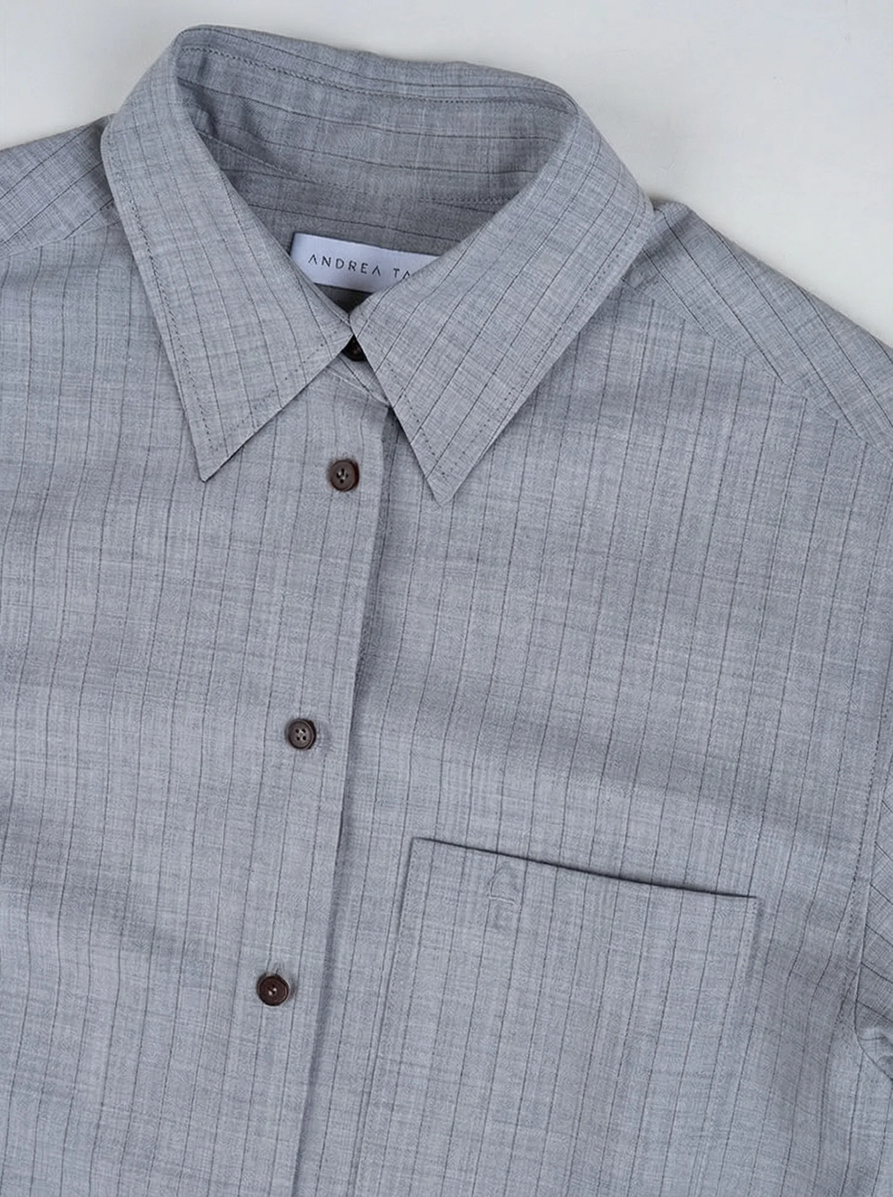 Clara Wool-Blend Shirt - Image 4