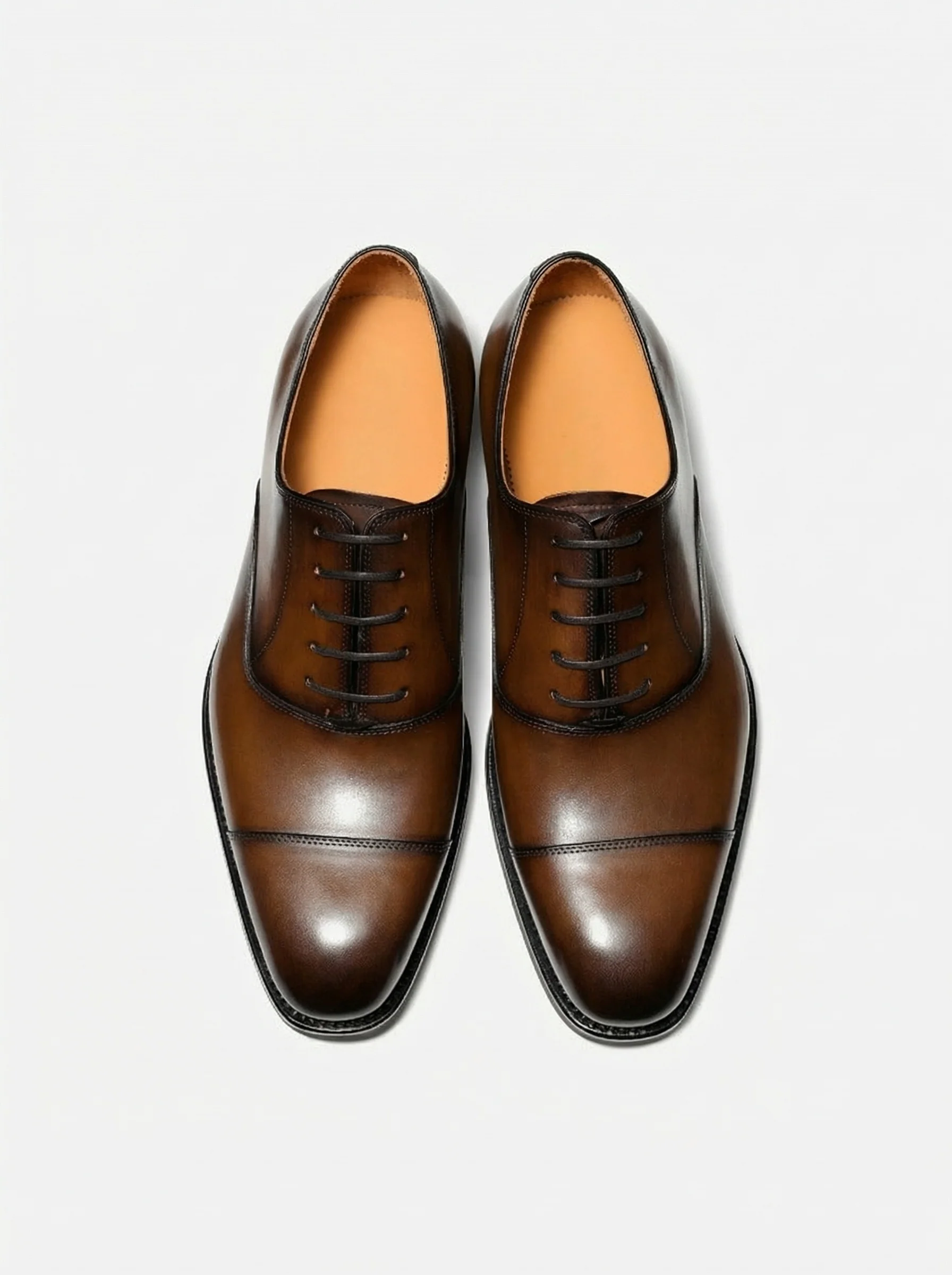 Classic Cap-Toe Oxford Shoes - Image 3