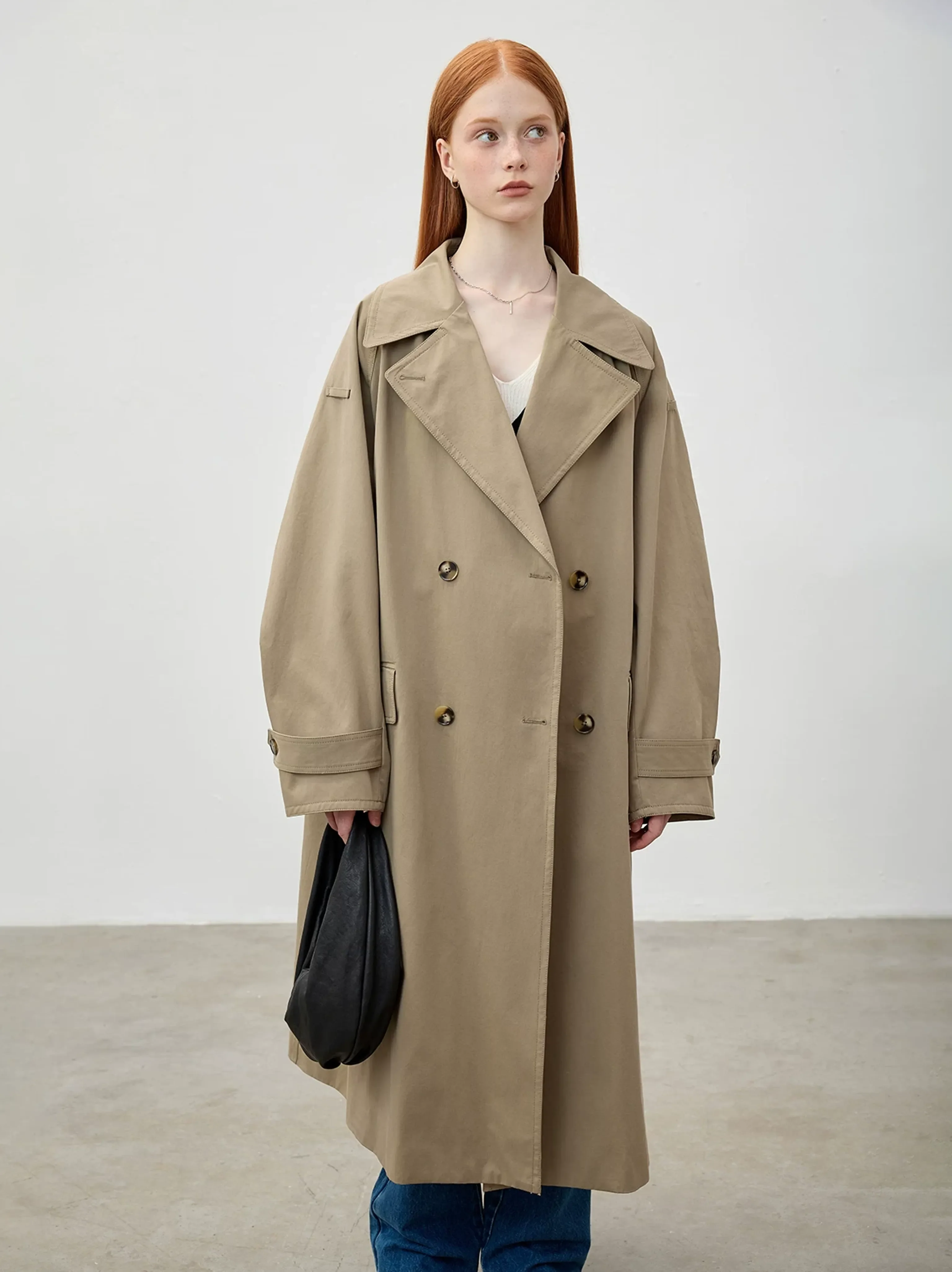 Classic Khaki Trench Coat - Image 2