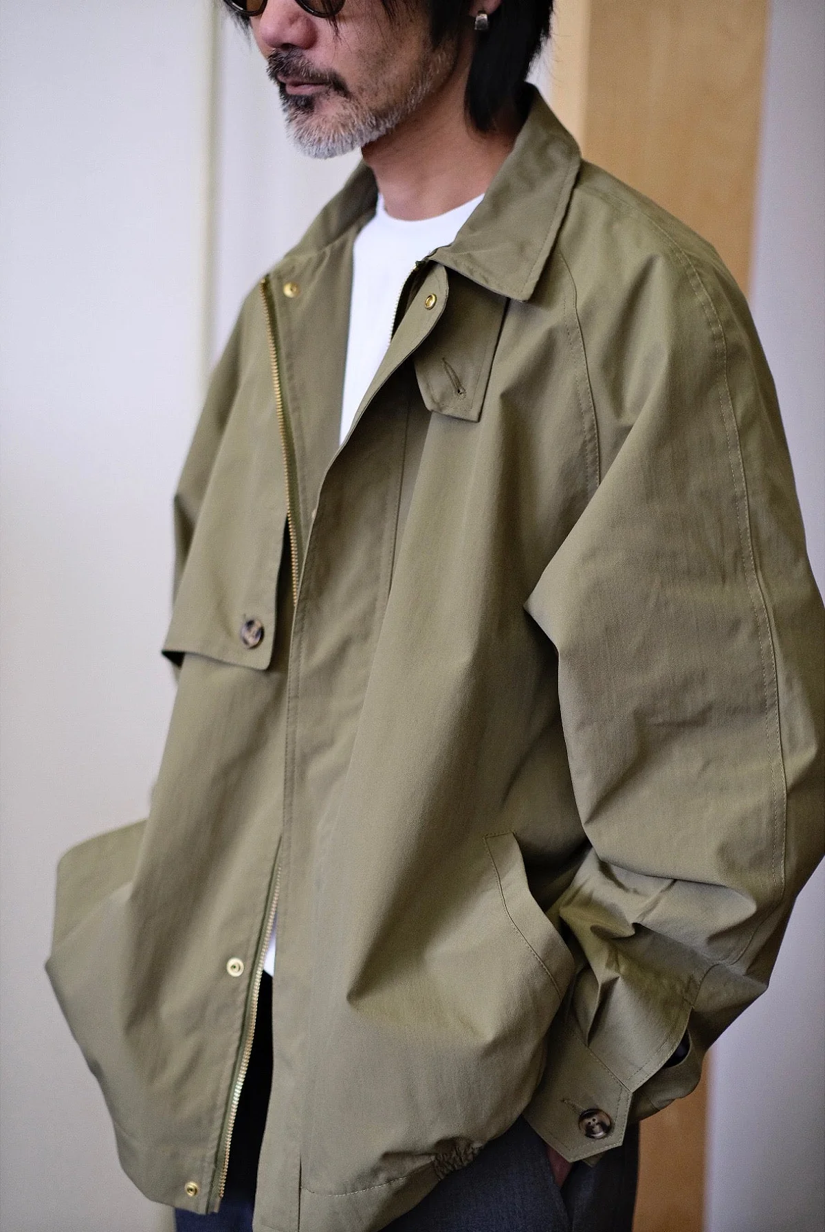 Classic Olive Harrington Jacket - Image 2