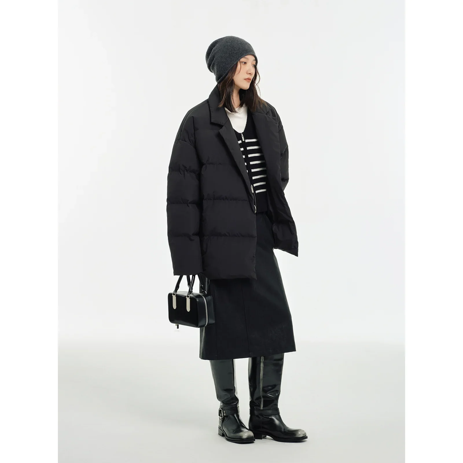Classic Quilted Puffer Jacket - Image 3