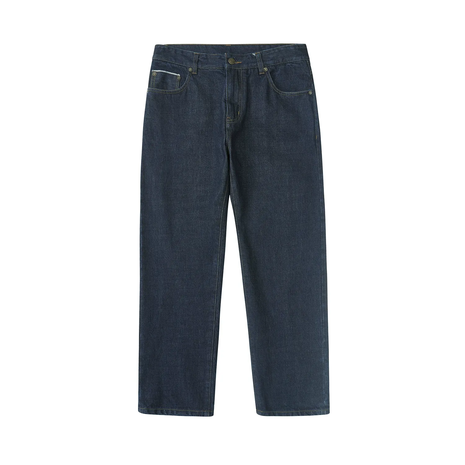 Classic Straight-Leg Denim Trousers - Image 6