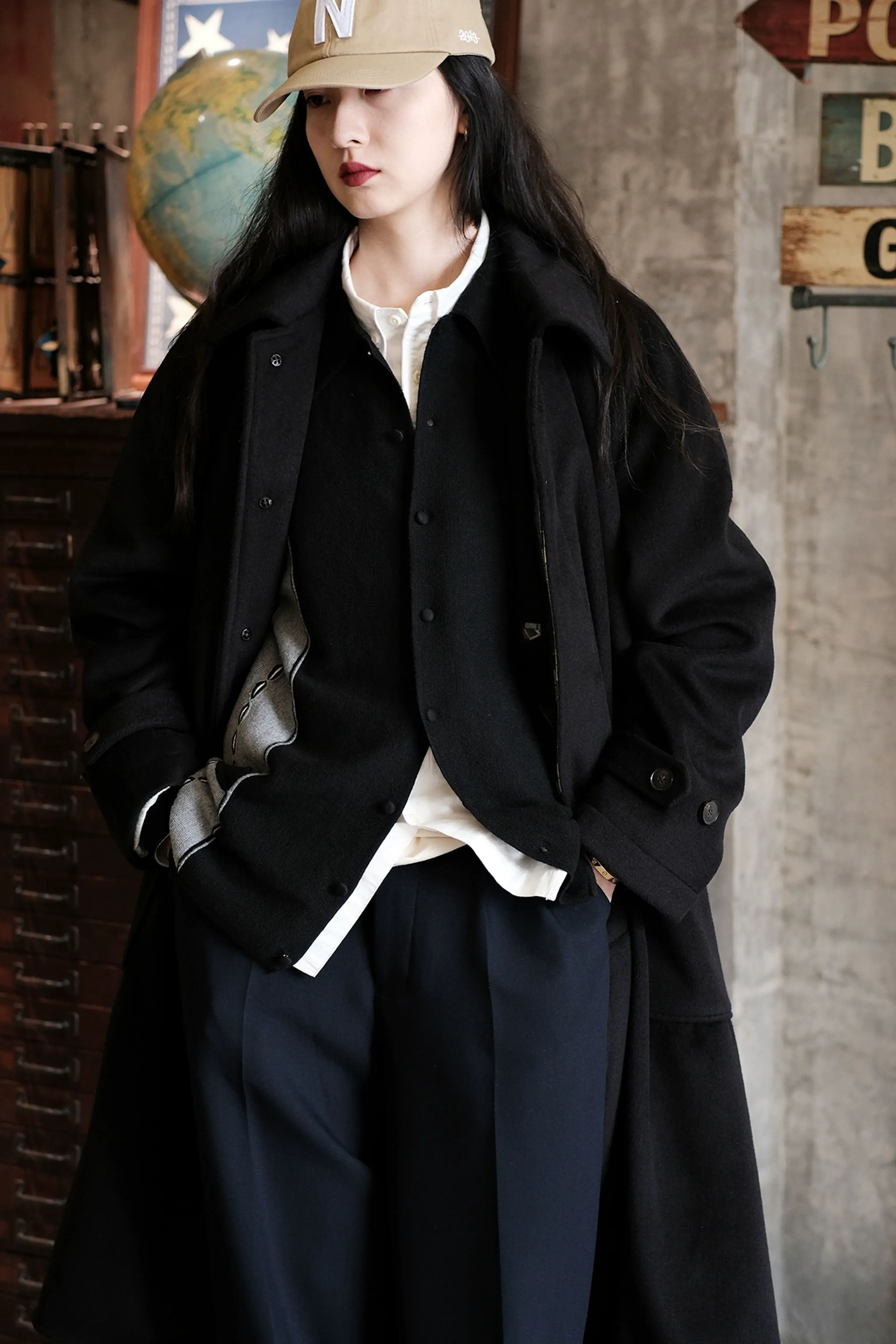 Classic Wool Trench Coat