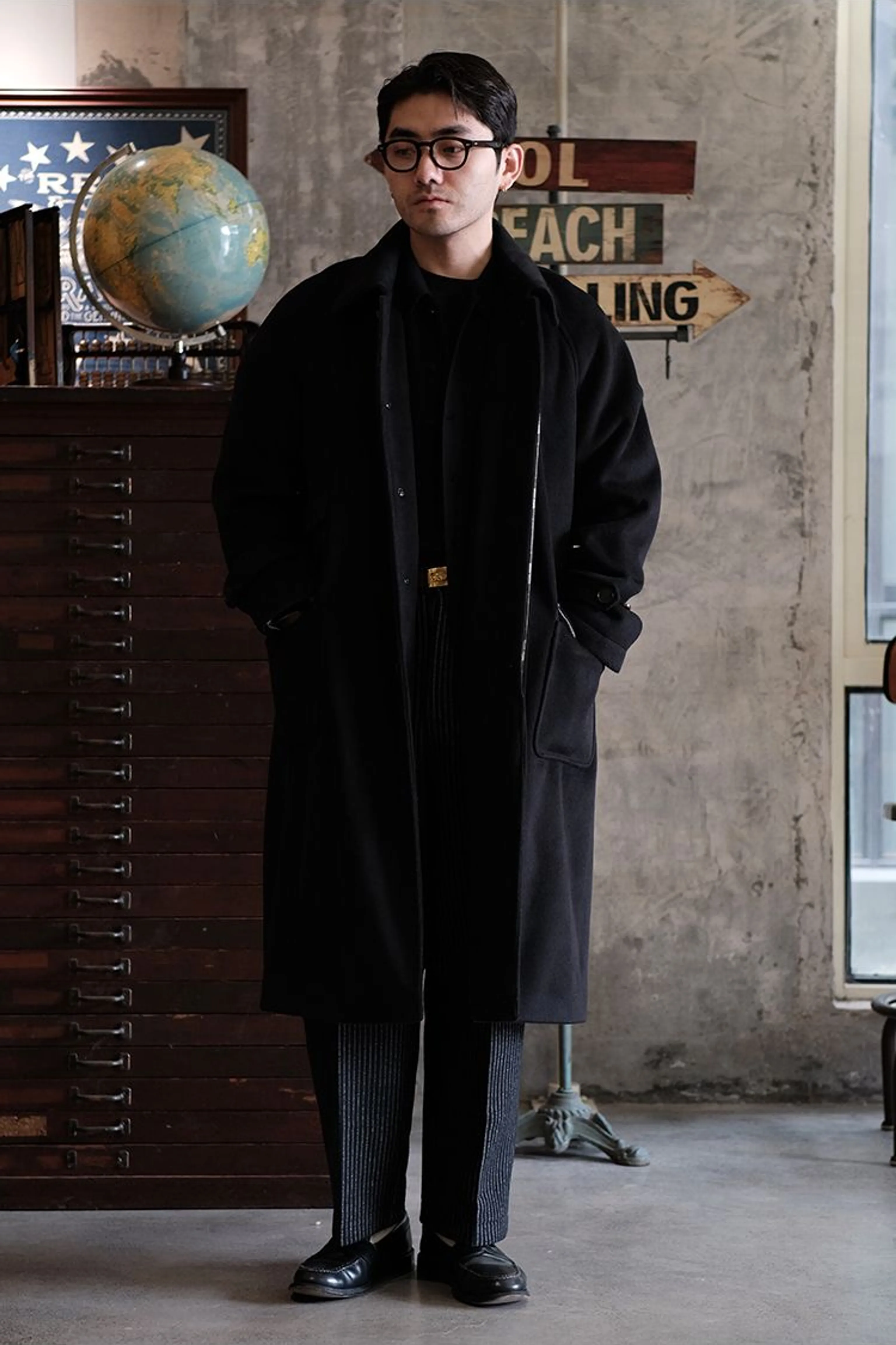 Classic Wool Trench Coat - Image 6