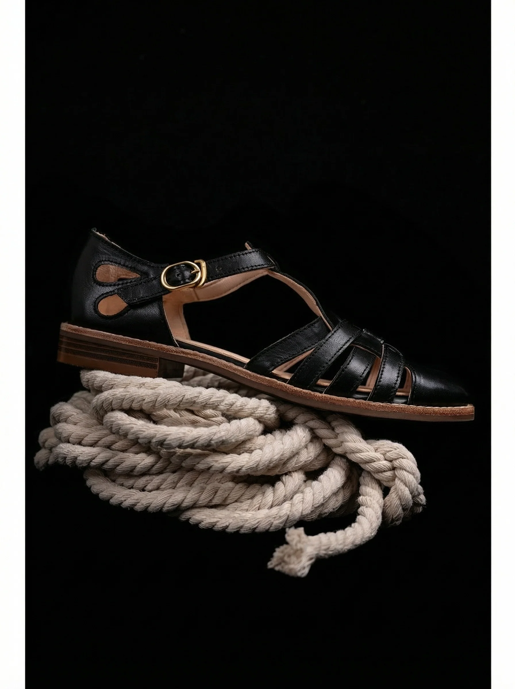 Classic Woven Fisherman Sandals - Image 6