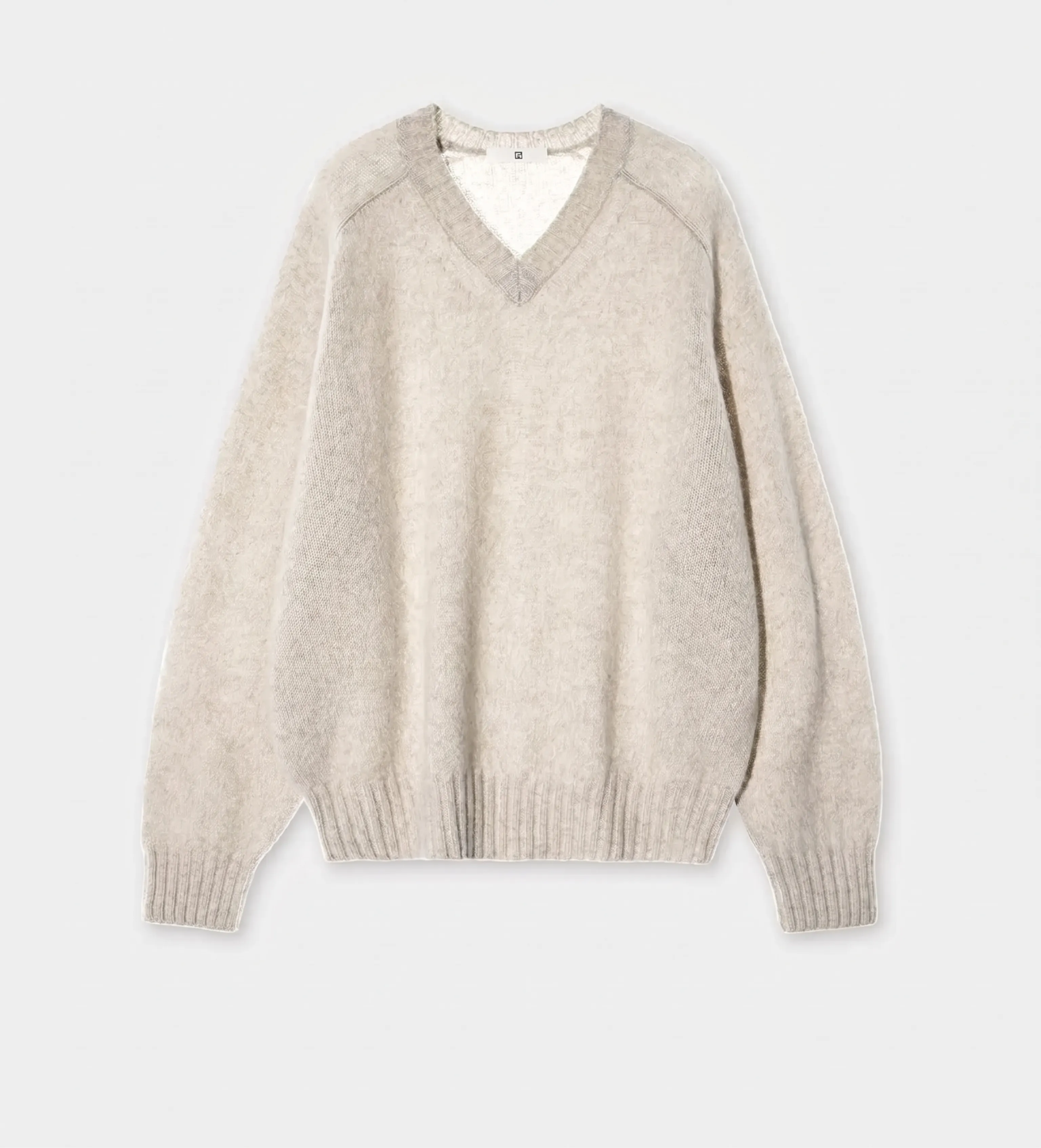 Cloud Cashmere V-Neck Sweater & Scarf Set - Image 6