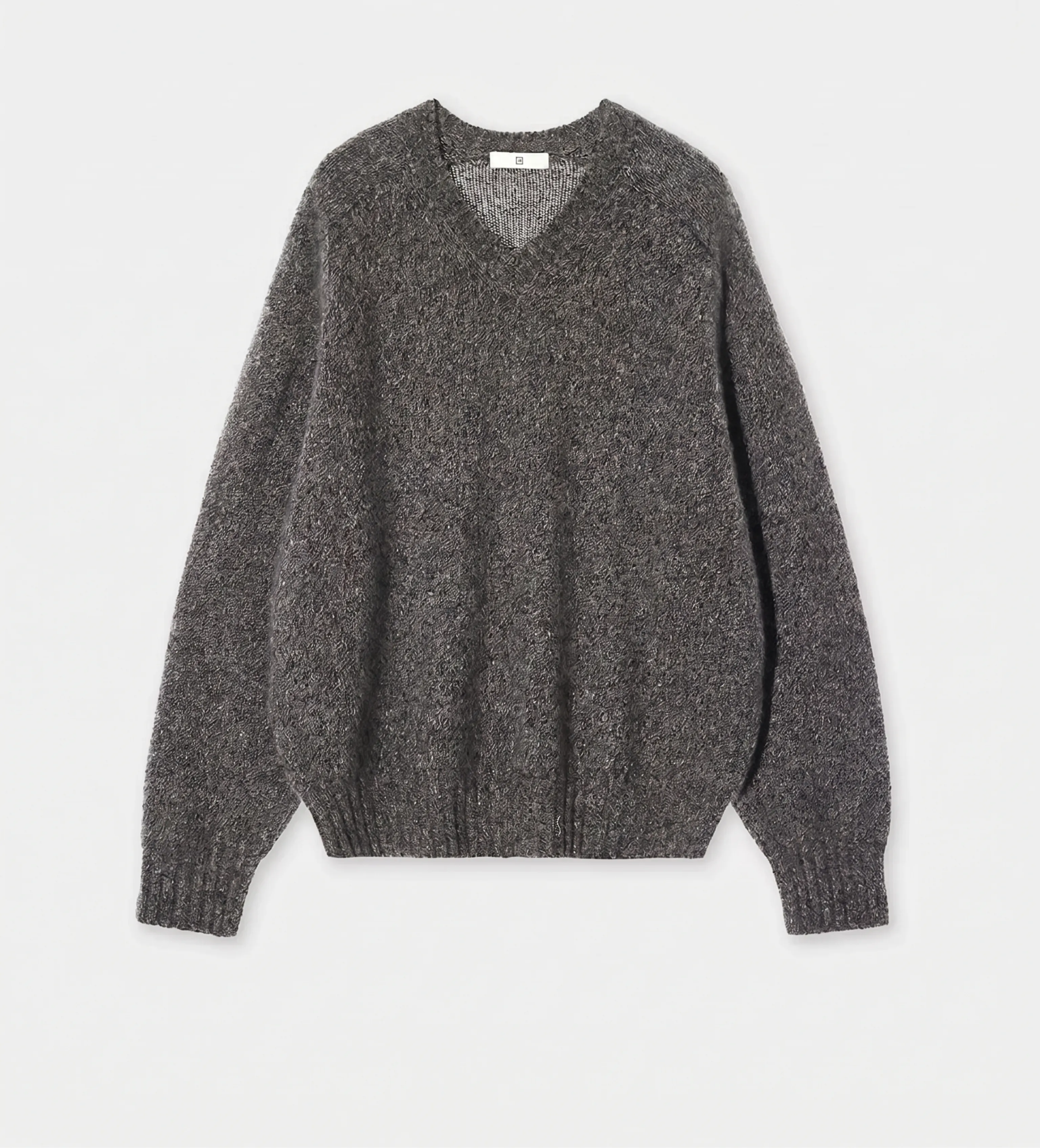 Cloud Cashmere V-Neck Sweater & Scarf Set - Image 8