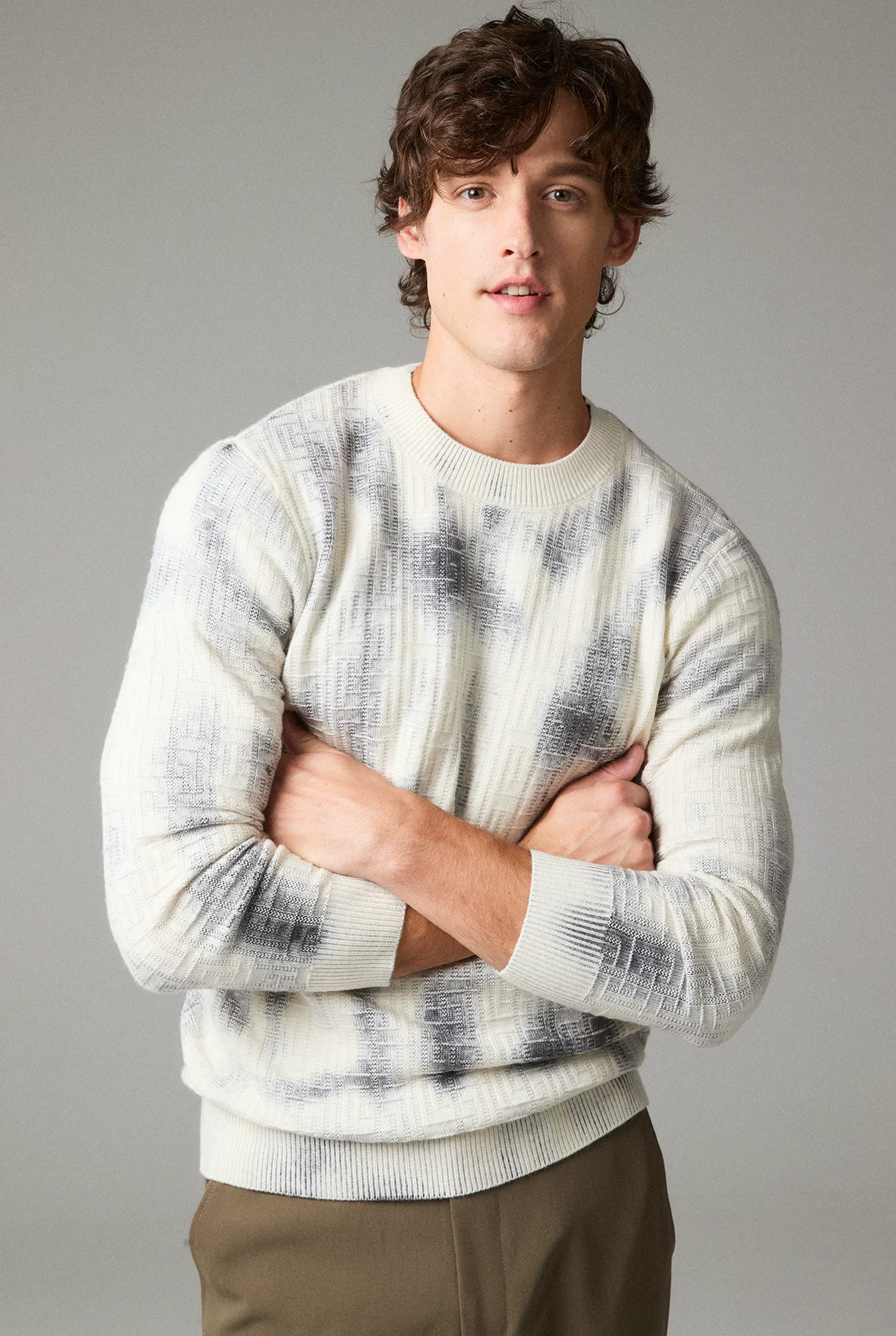 Cloud-Dye Wool Crewneck Sweater - Image 2