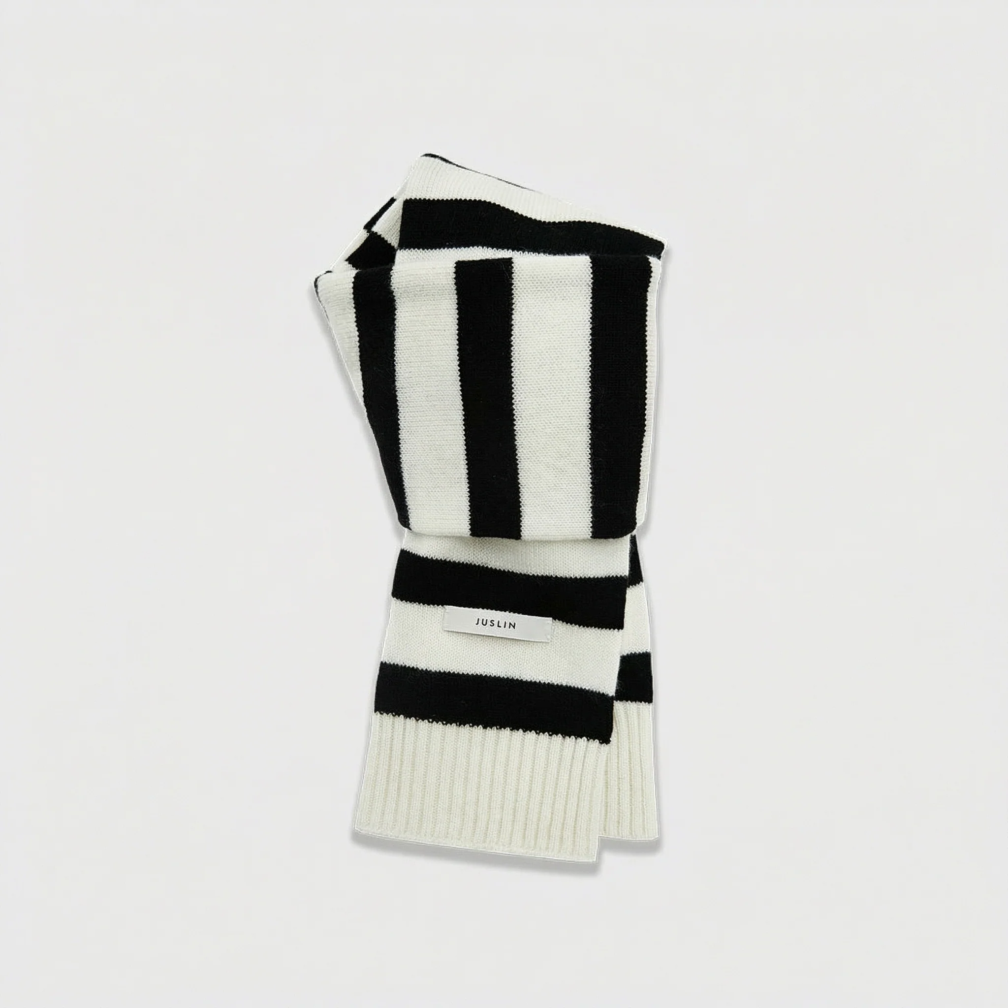 Cloud-feel Cashmere Knit Scarf - Image 5