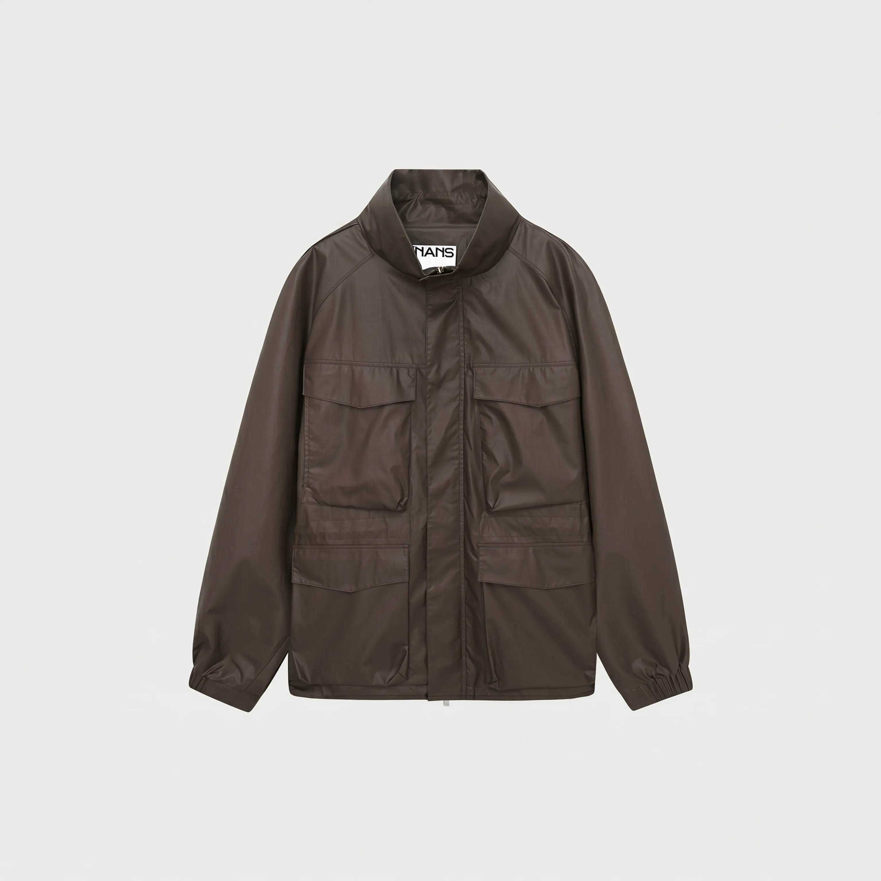 Coated Cotton Utility Jacket - Image 6