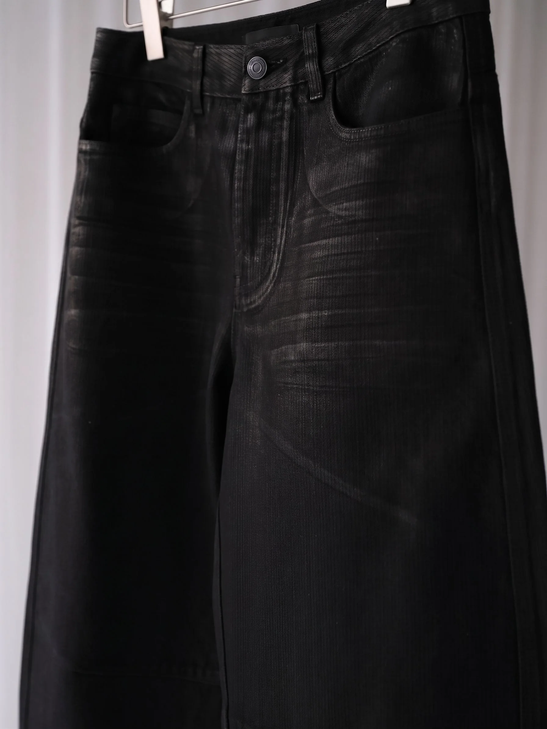 Coated Wide-Leg Jeans - Image 6