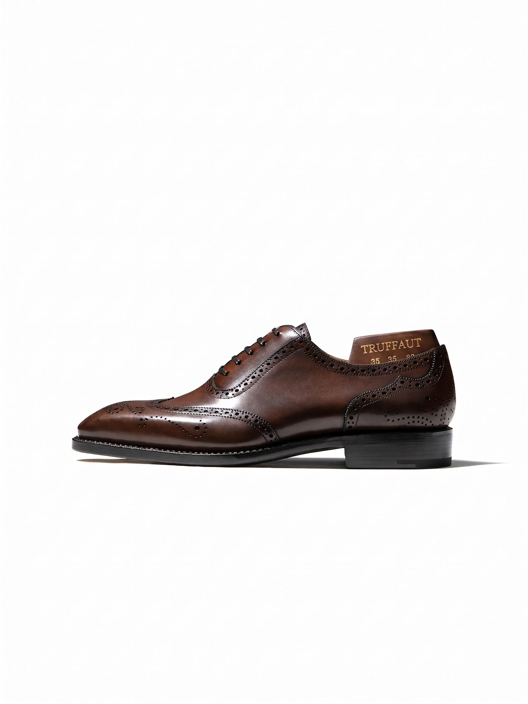 Coffee Wingtip Oxfords - Image 3