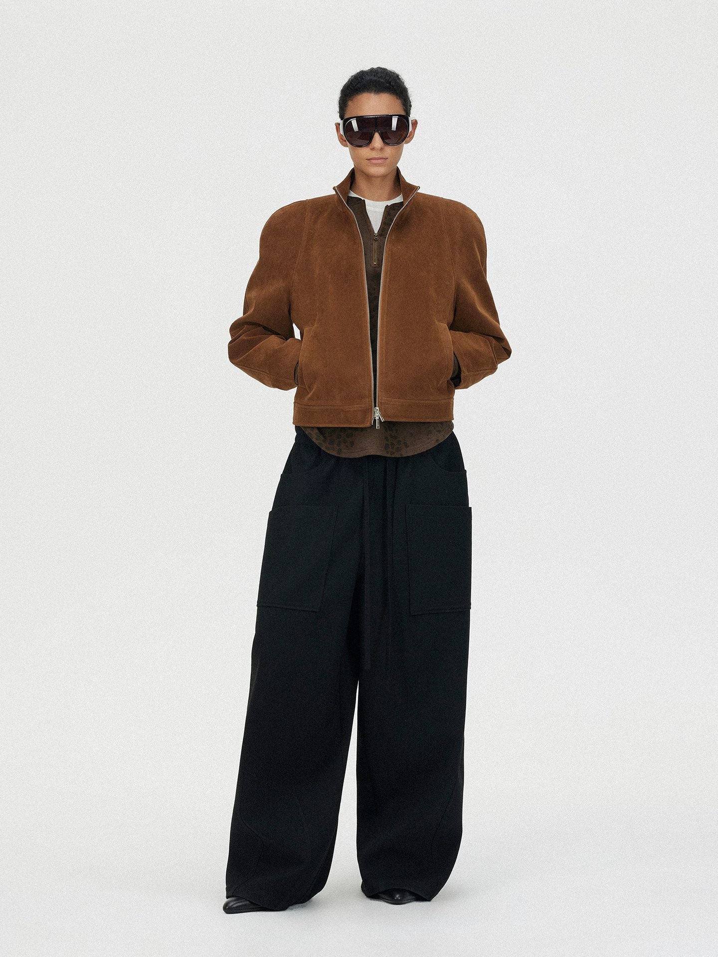 Cognac Zip Jacket