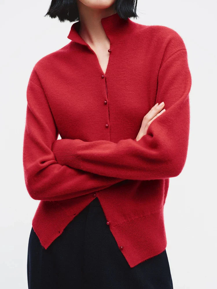 Collared Button Cardigan - Image 3