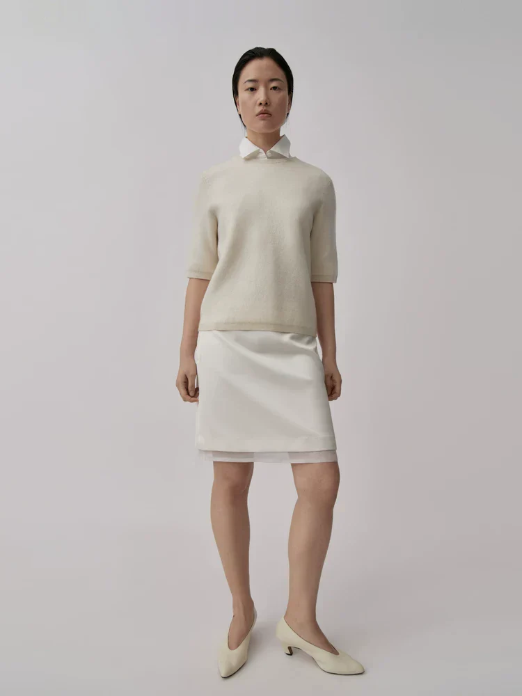 Collared Knit Top