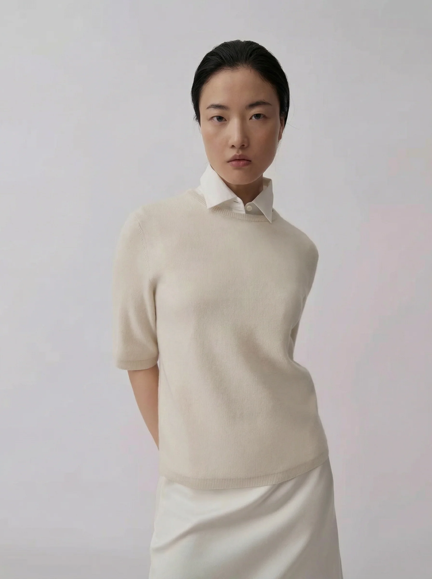 Collared Knit Top - Image 3