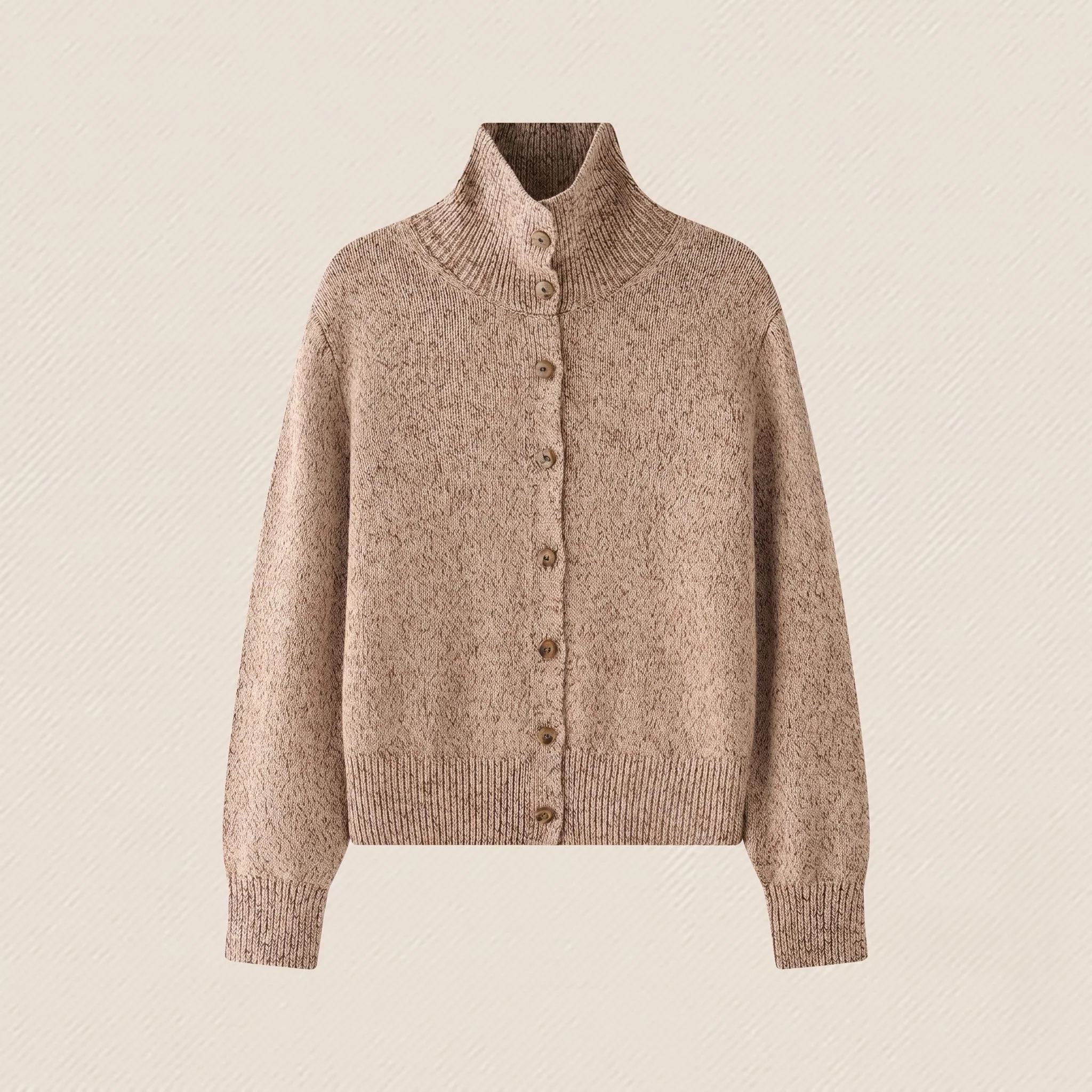 Collared Merino Cardigan - Image 6