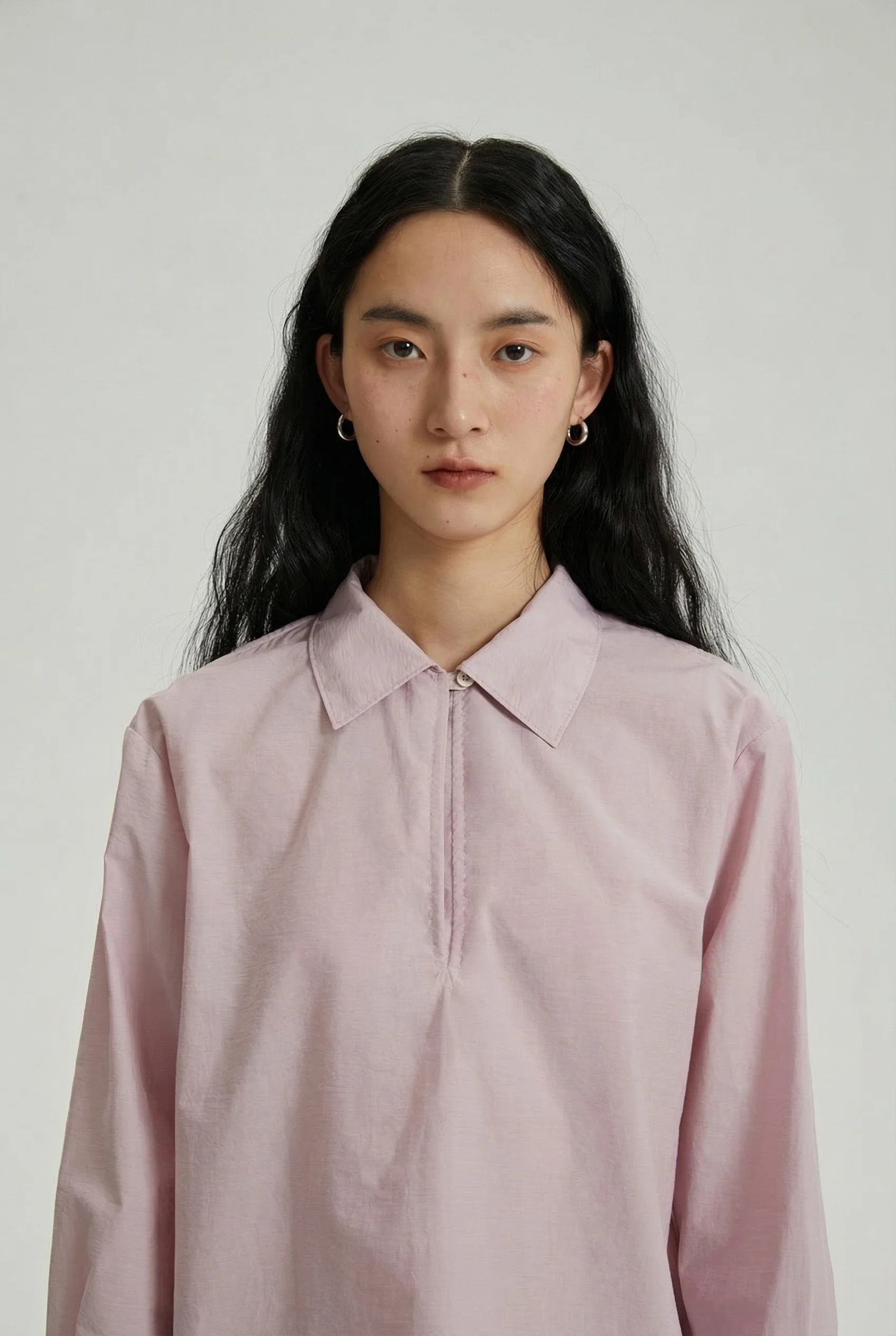 Collared Popover Shirt