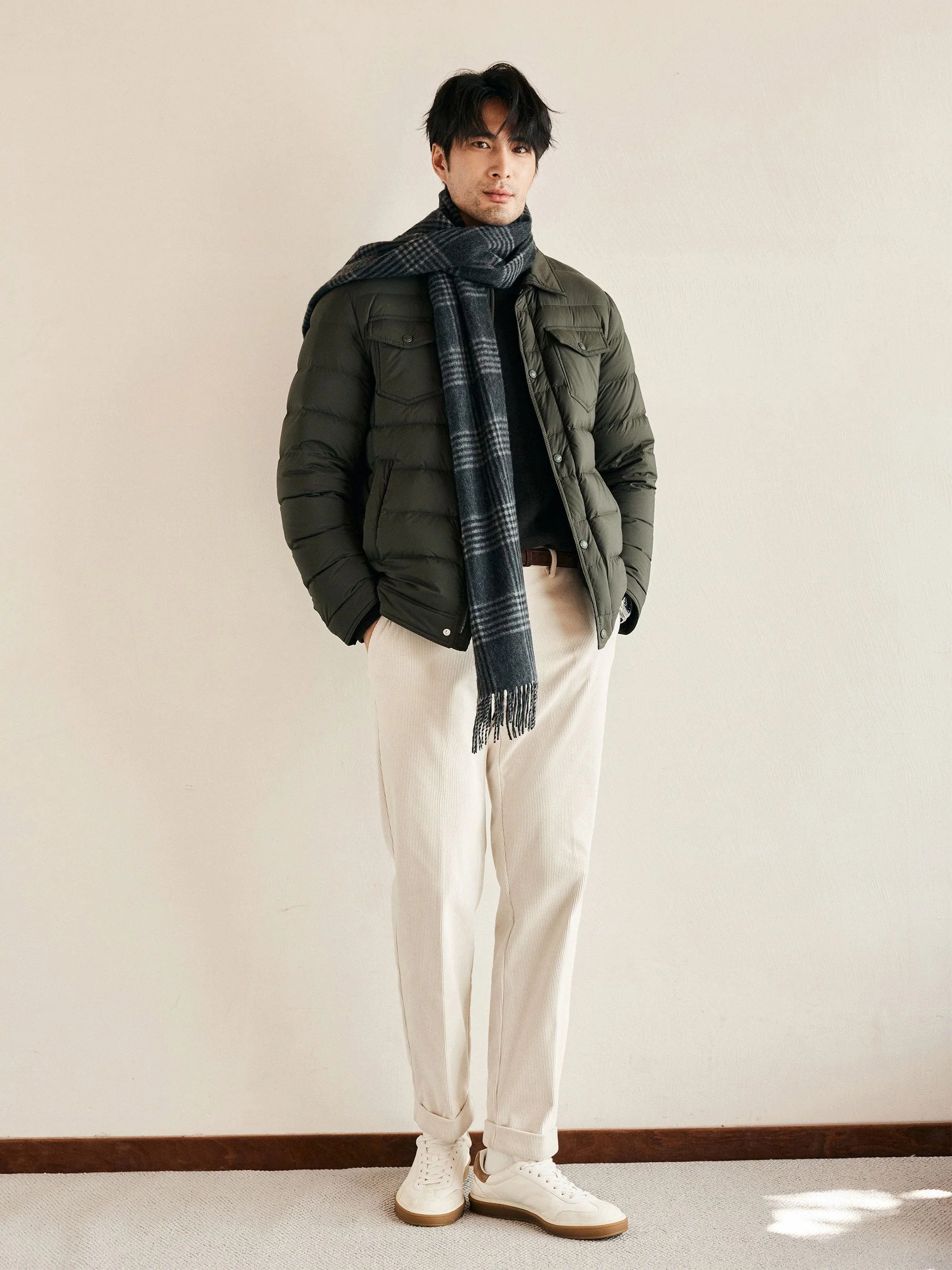 Collared Puffer Jacket
