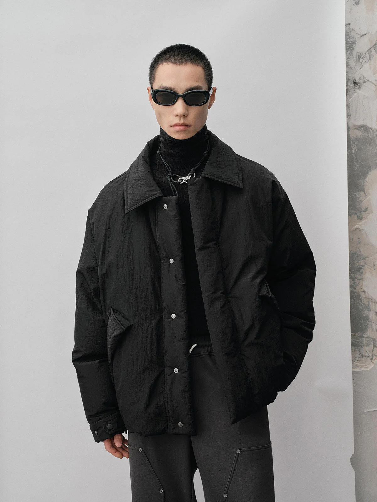 Collared Puffer Jacket