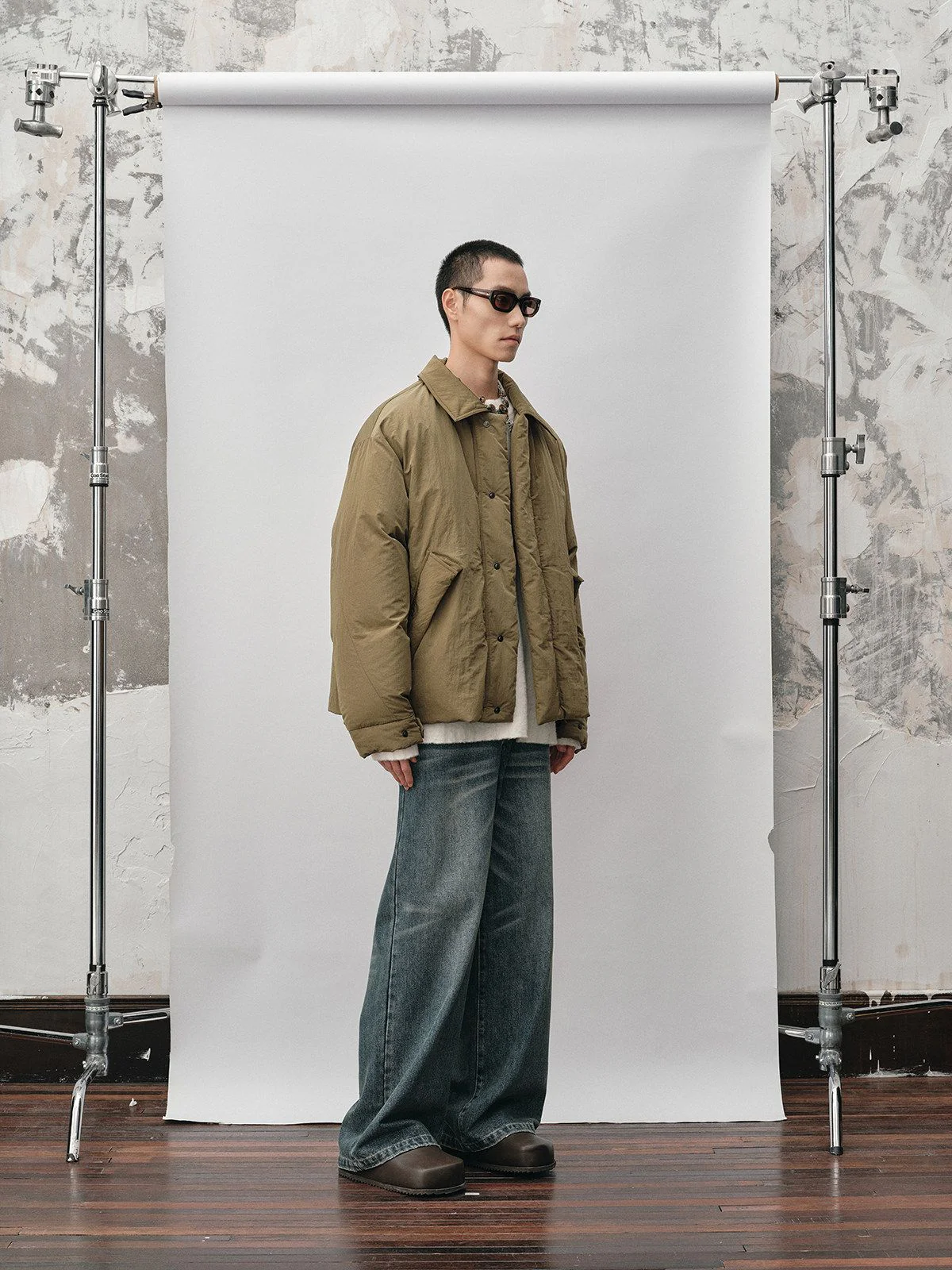 Collared Puffer Jacket - Image 2