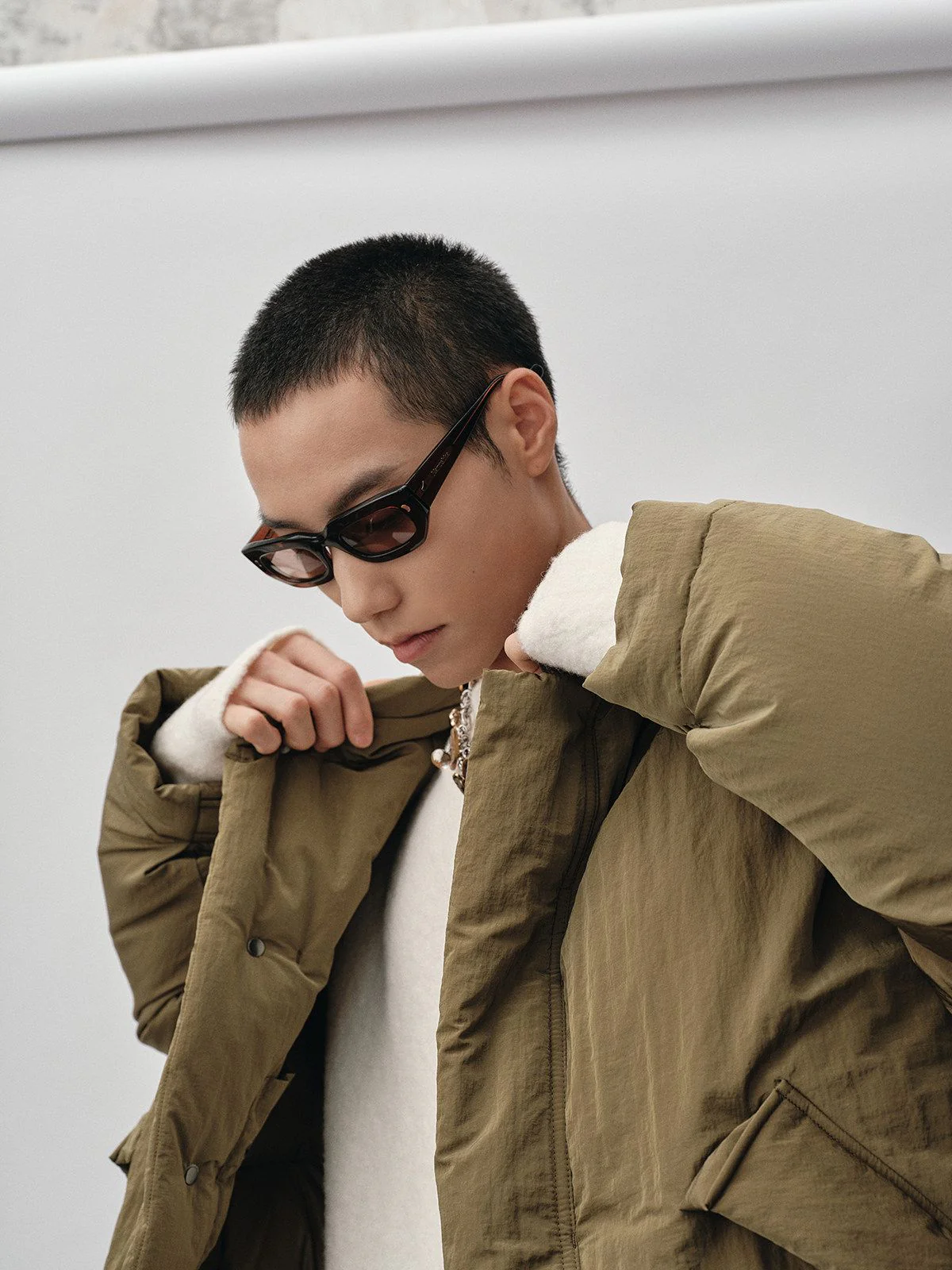 Collared Puffer Jacket - Image 4