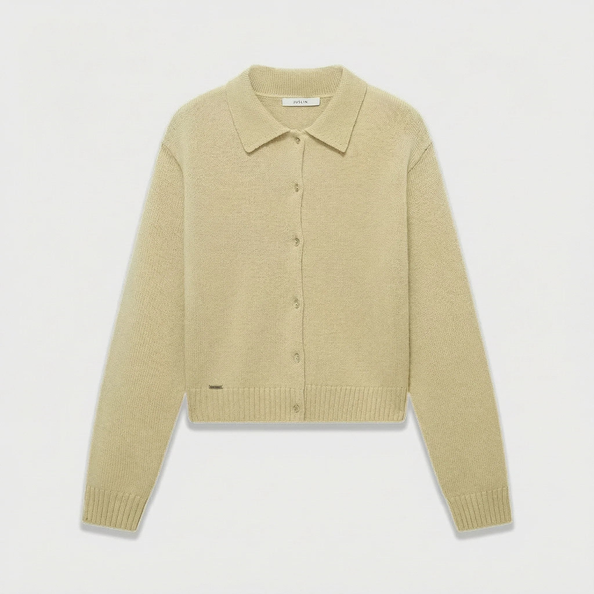 Collared Wool Cardigan - Image 7