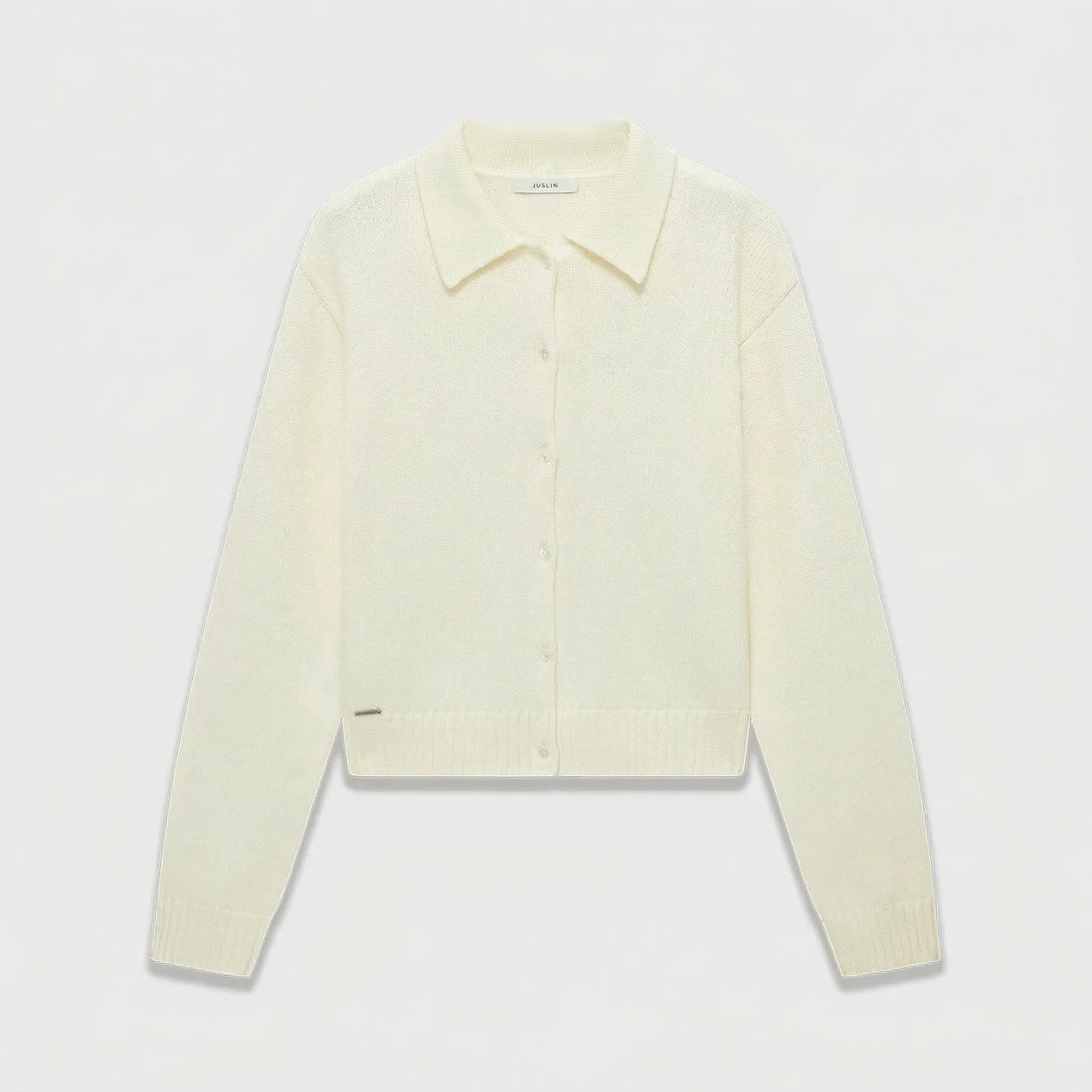 Collared Wool Cardigan - Image 8