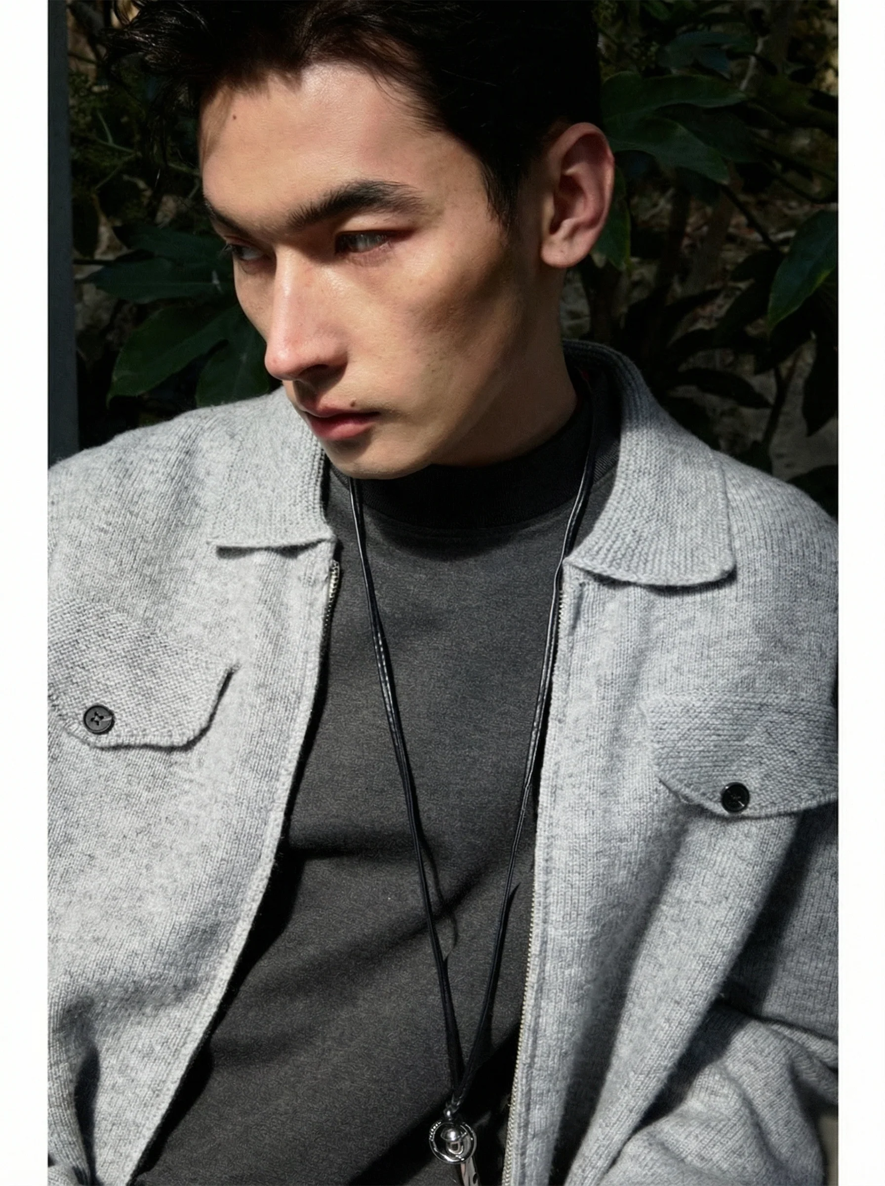 Collared Zip Cardigan - Image 6