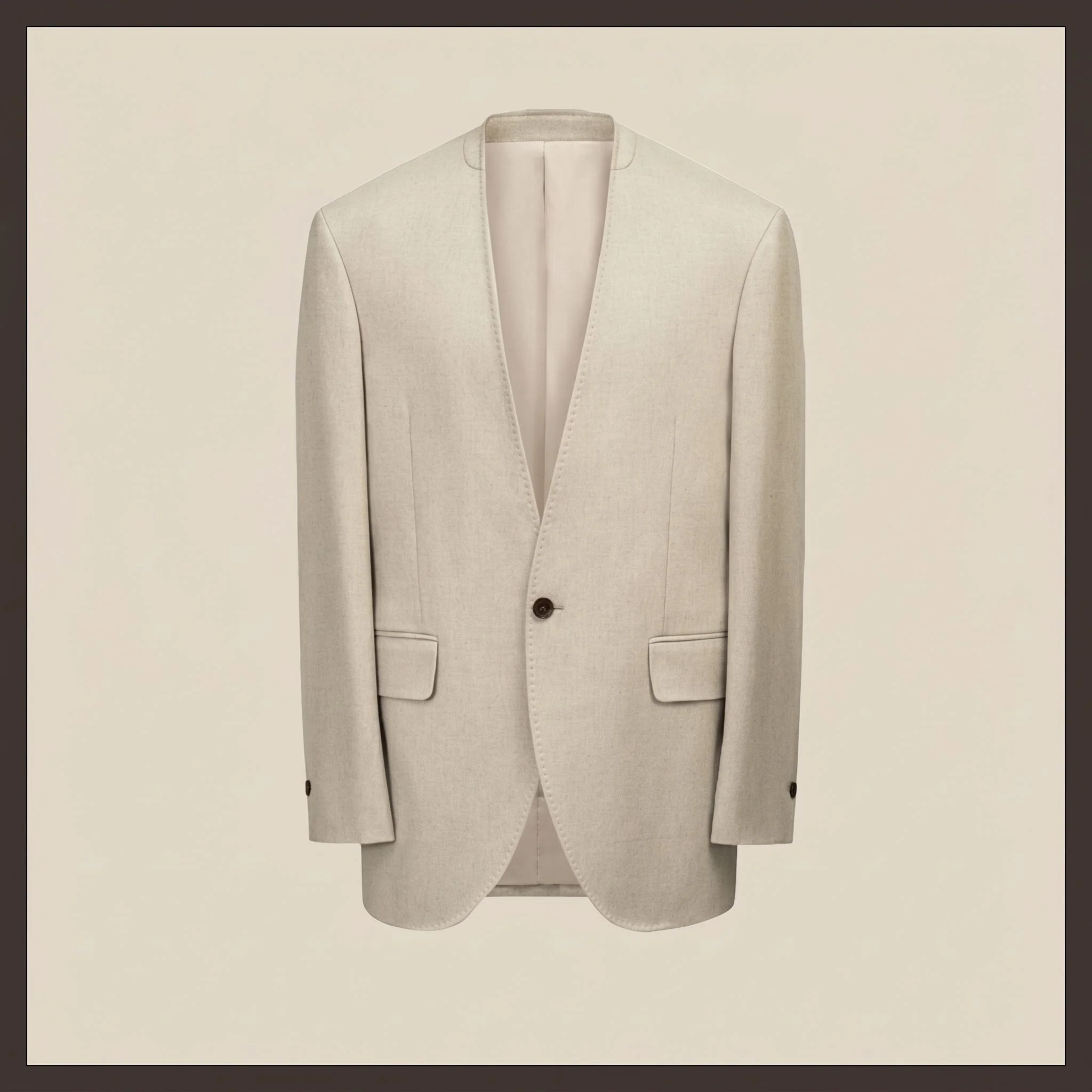 Collarless Suit Set - Image 7