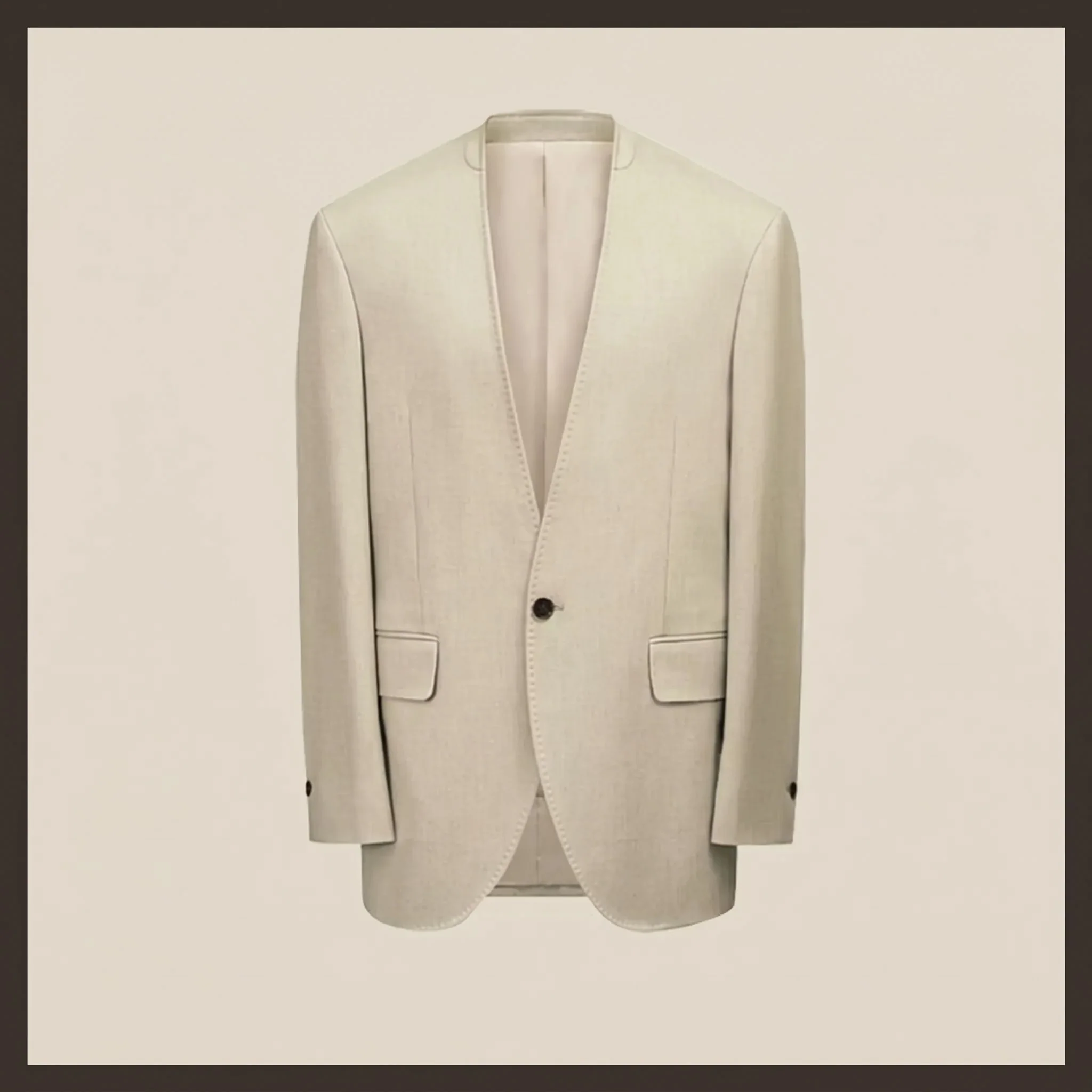 Collarless Suit Set - Image 9