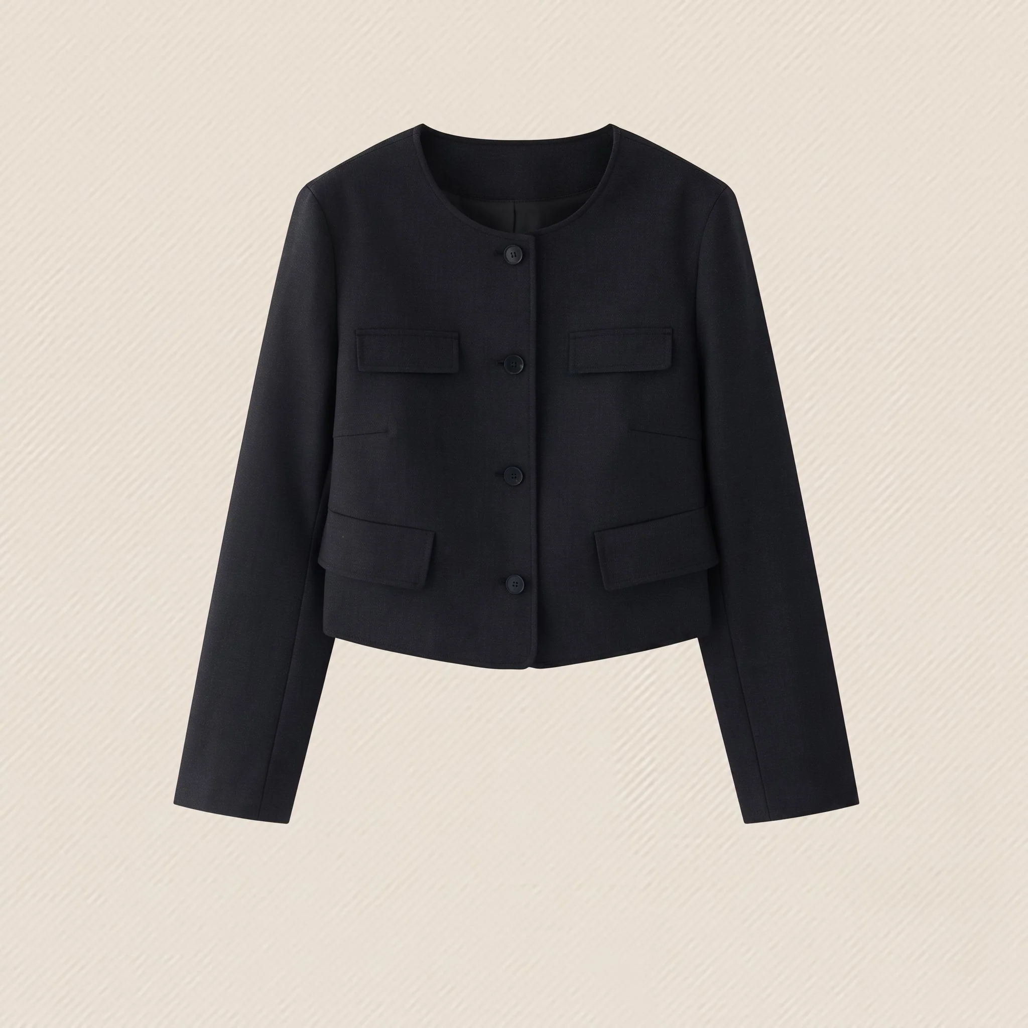 Collarless Suit Set - Image 6