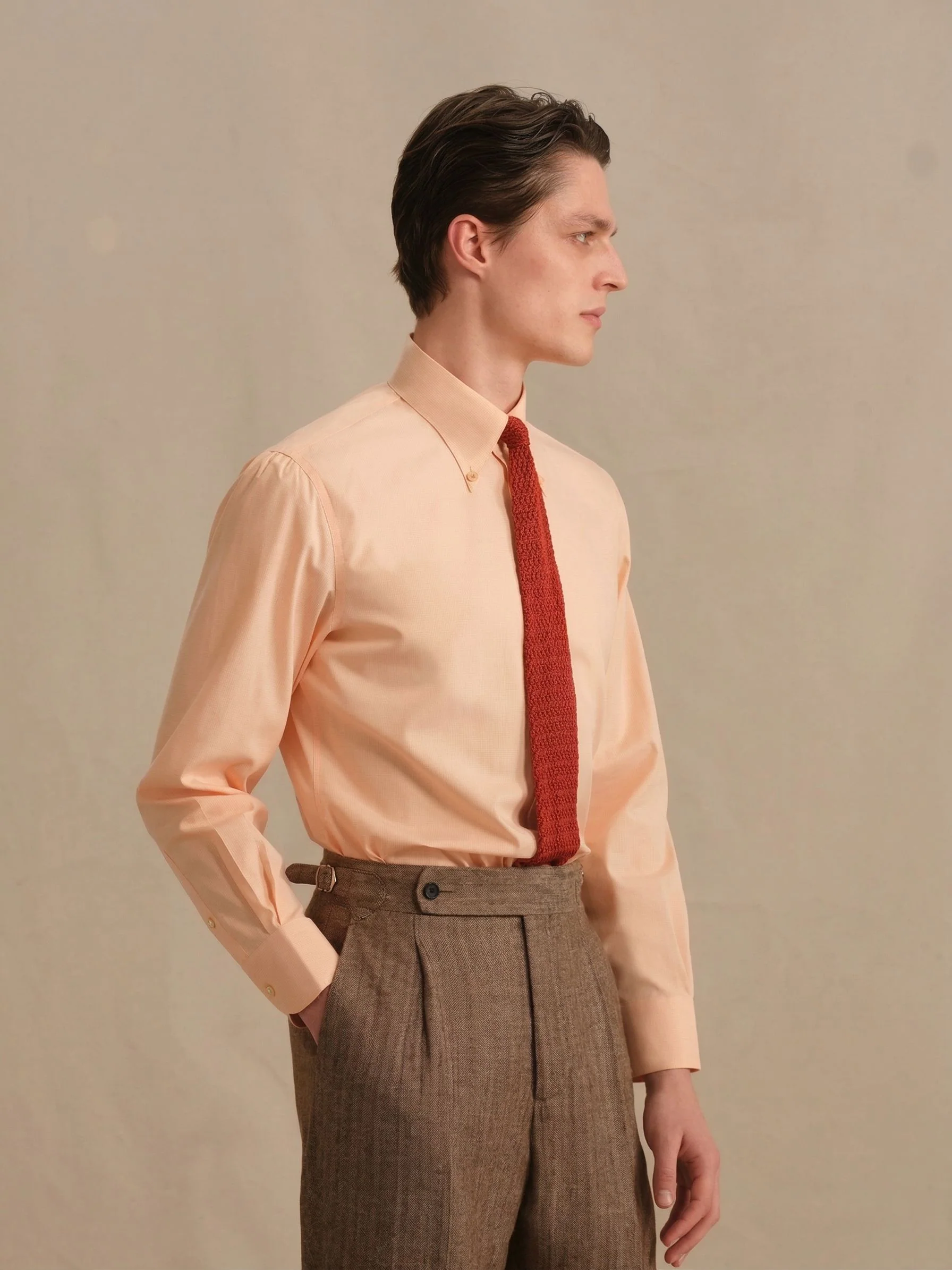 Color-Shifted Cotton Oxford Shirt - Image 3