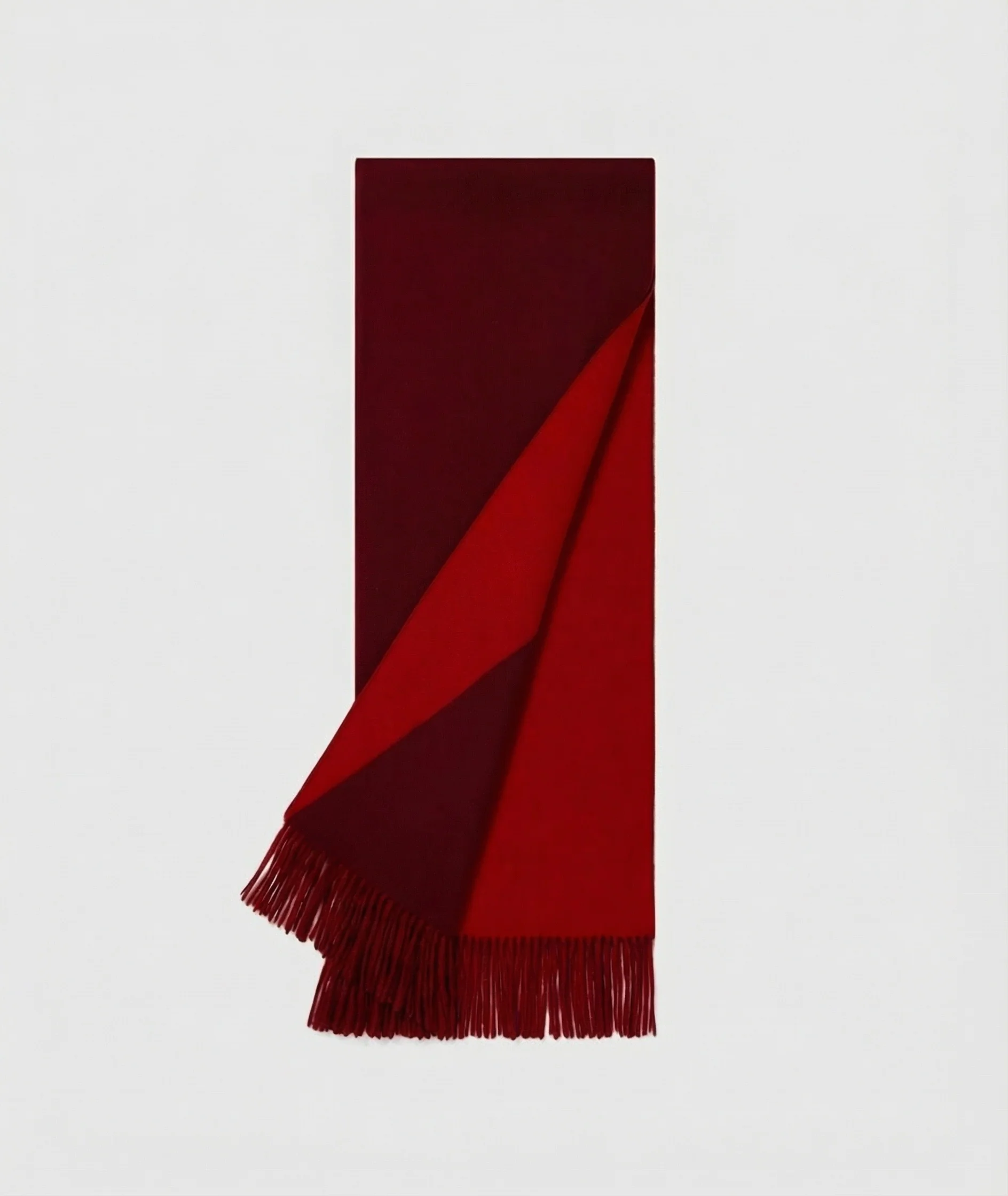 Colorblock Fringe Scarf - Image 5