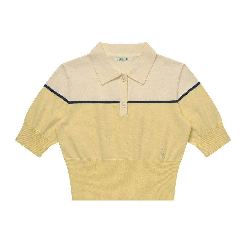 Colorblock Knit Polo - Image 6