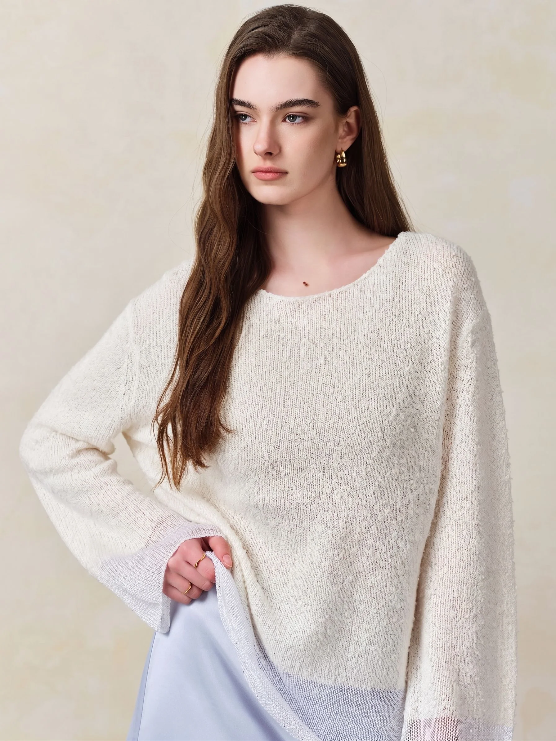 Colorblock Knit Sweater - Image 2