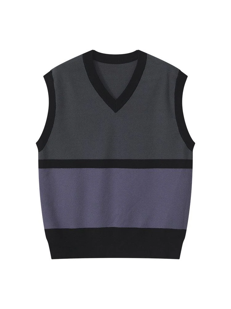 Colorblock Knit Vest - Image 4