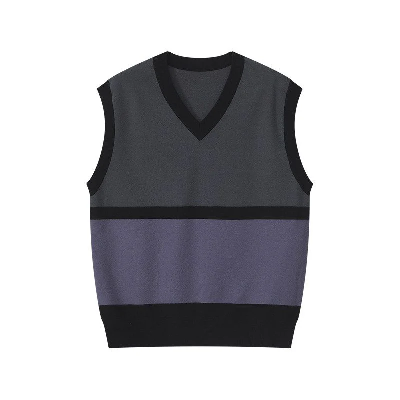 Colorblock Knit Vest - Image 5